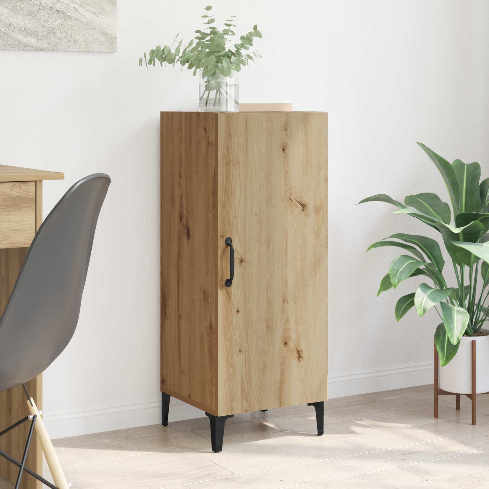 Dressoir Artisan Eiken 34,5 x 34 x 90 cm Bewerkt hout