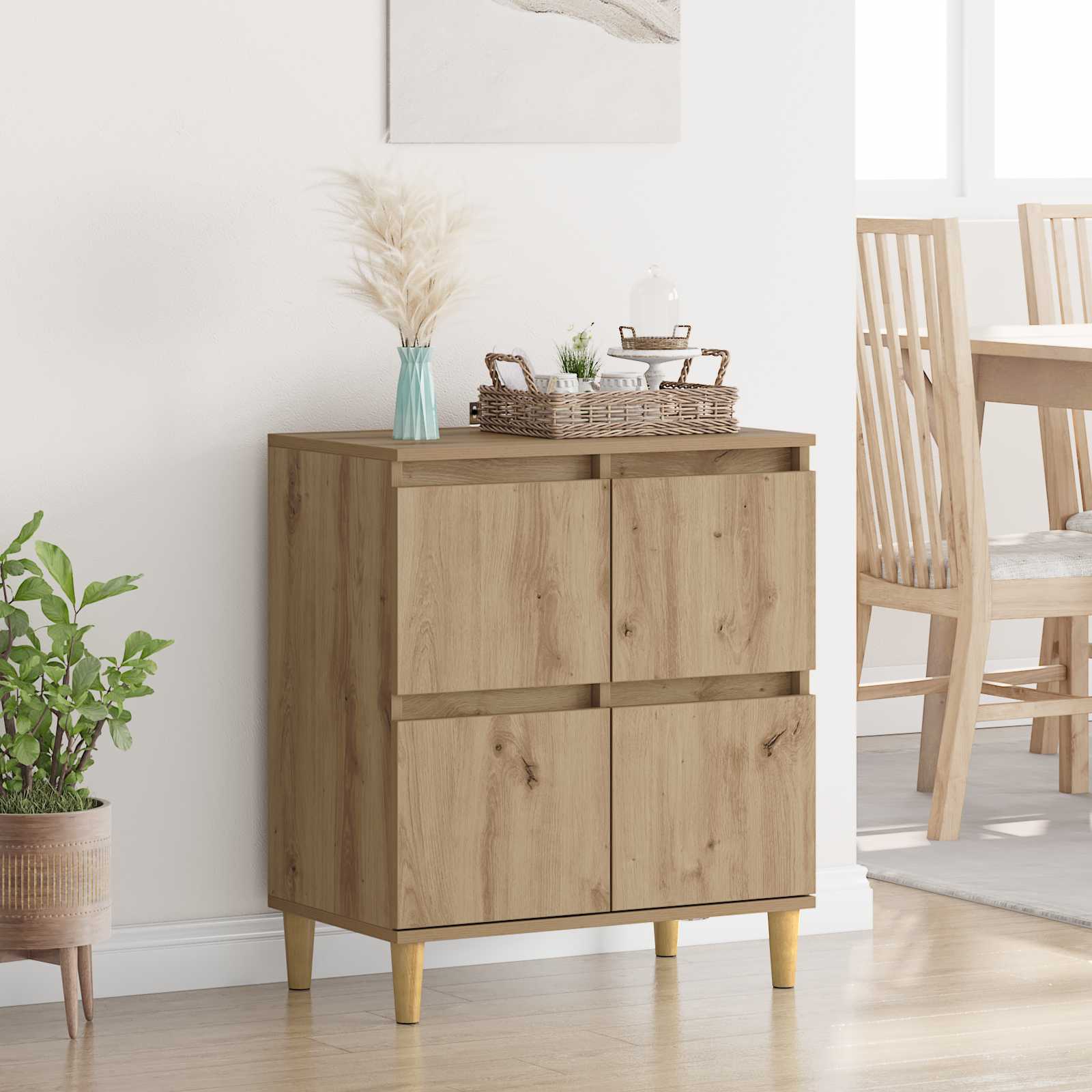 Dressoir Artisan Eiken 60 x 35 x 70 cm Bewerkt hout
