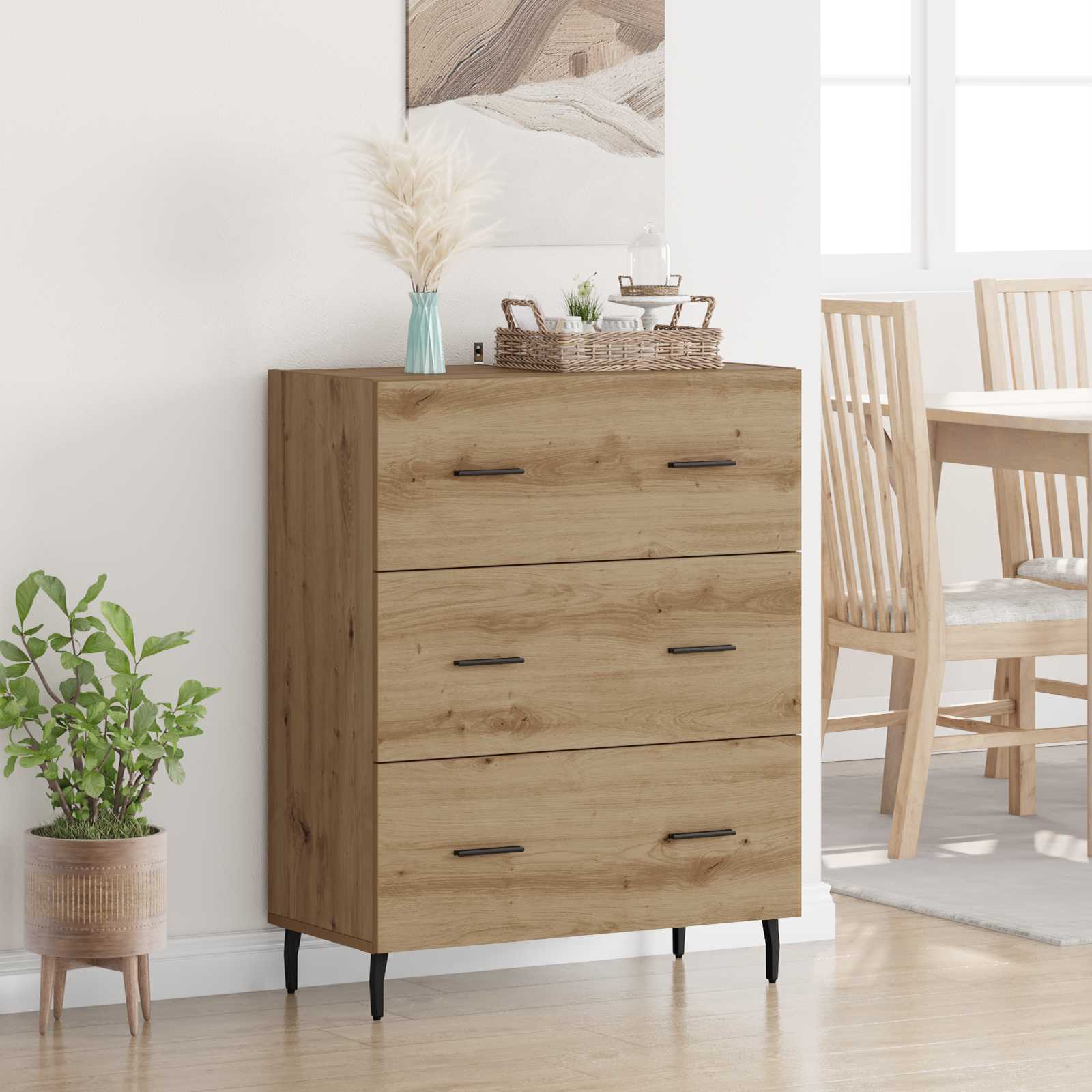 Dressoir Artisan Eiken 69,5 x 34 x 90 cm
