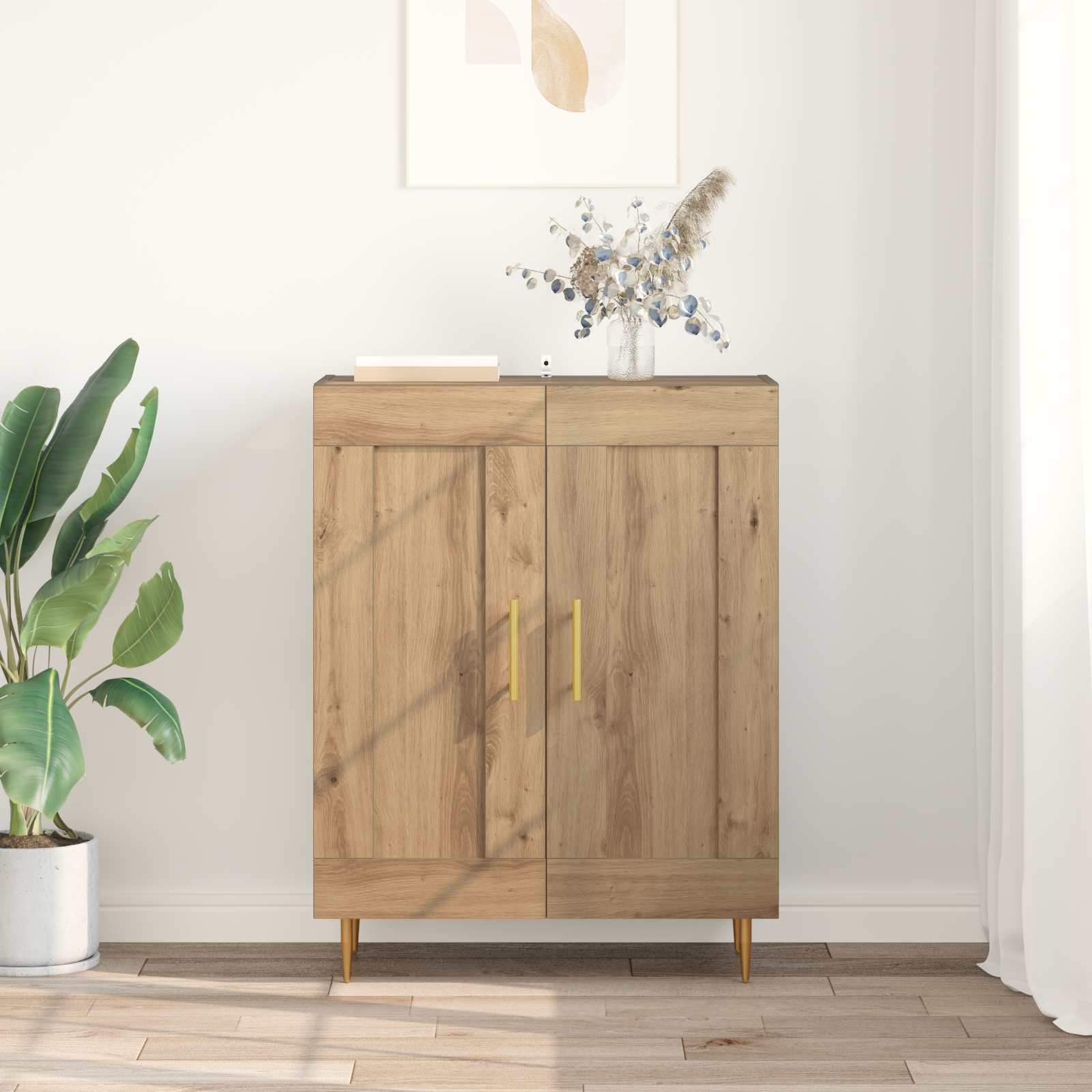 Dressoir Artisan Eiken 69,5 x 34 x 90 cm – afbeelding 4