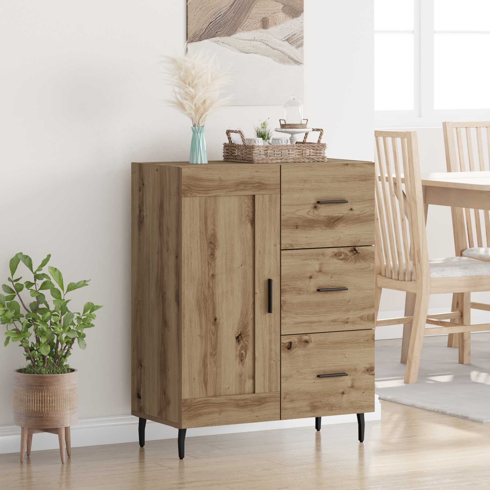 Dressoir Artisan Eiken 69,5 x 34 x 90 cm