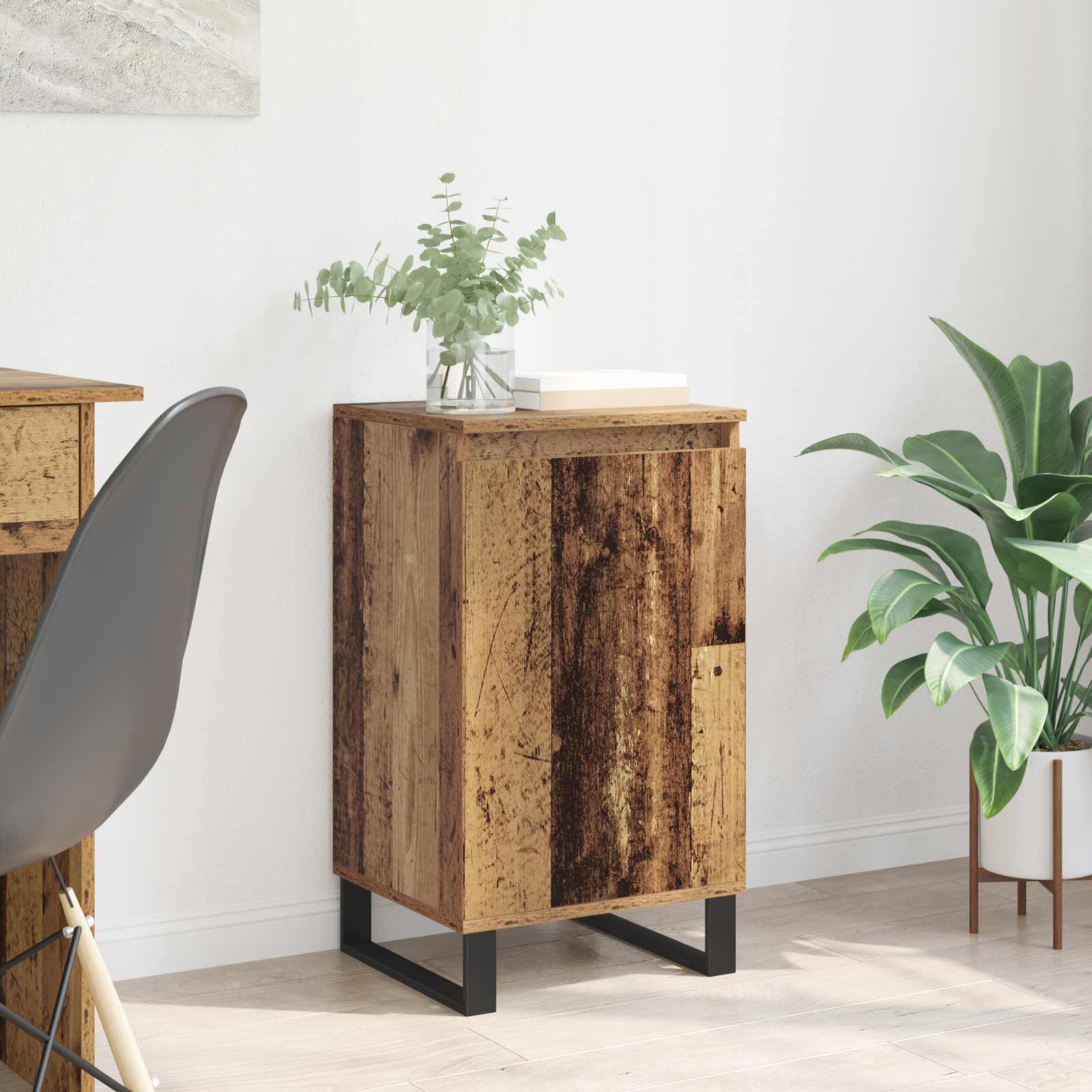 Dressoir Oudhout 40 x 35 x 70 cm Bewerkt hout