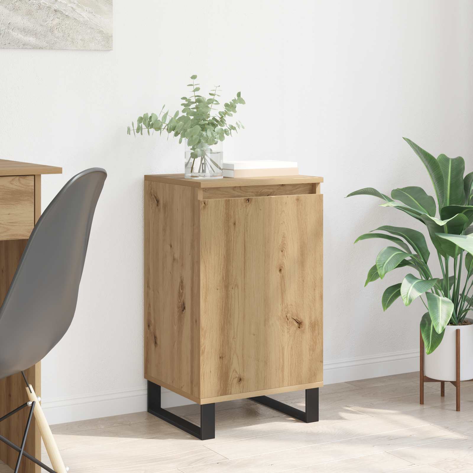 Dressoir Artisan Eiken 40 x 35 x 70 cm Bewerkt hout