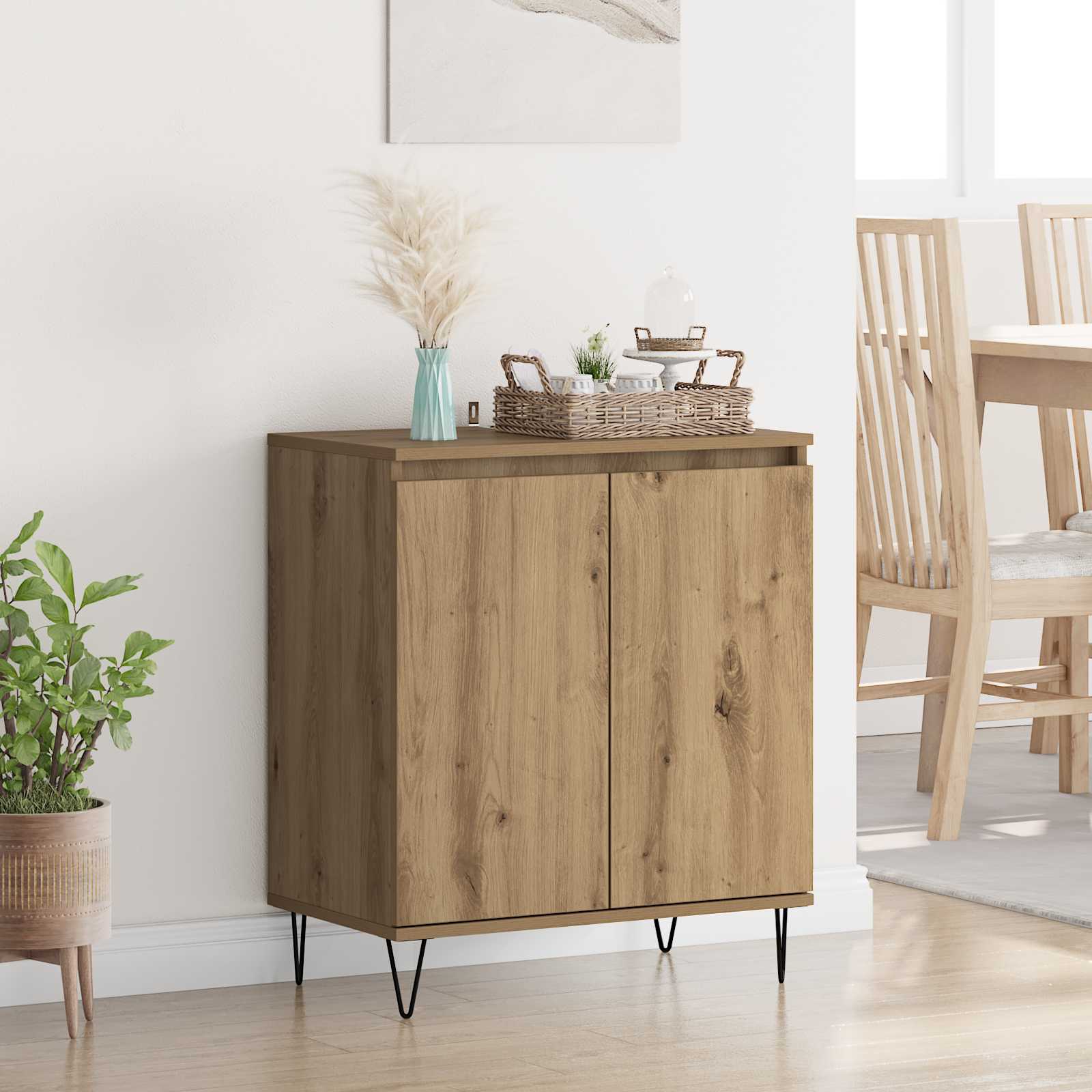 Dressoir Artisan Eiken 60 x 35 x 70 cm Bewerkt hout