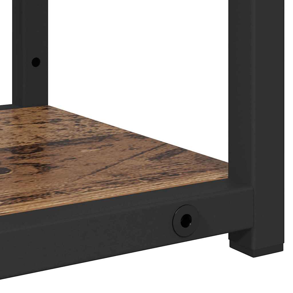 Wandplank met plank Oud Hout 80 x 21 x 78,5 cm Bewerkt hout – afbeelding 8