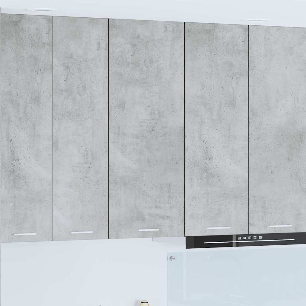 Hangkast Beton Grijs 40 x 31 x 100 cm Bewerkt hout