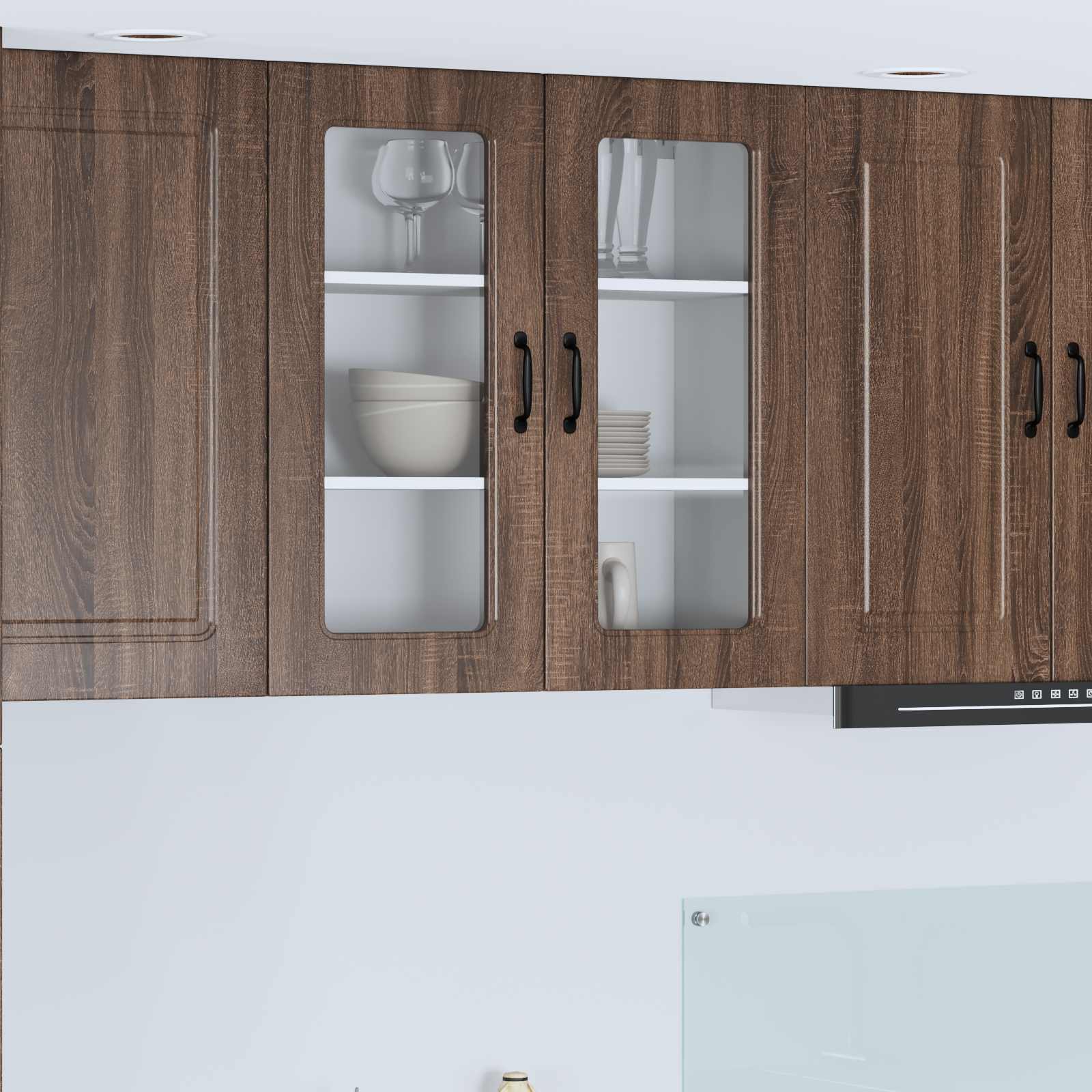 Vaatwasserpaneel met opslag Kalmar Bruin Eiken 80 x 31 x 80 cm
