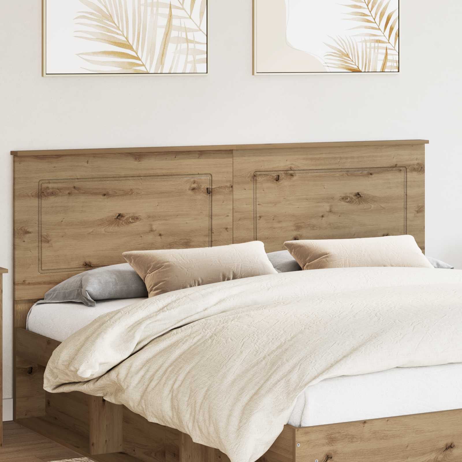 Hoofdbord Artisan Eik 100 cm Geconstrueerd hout – afbeelding 1