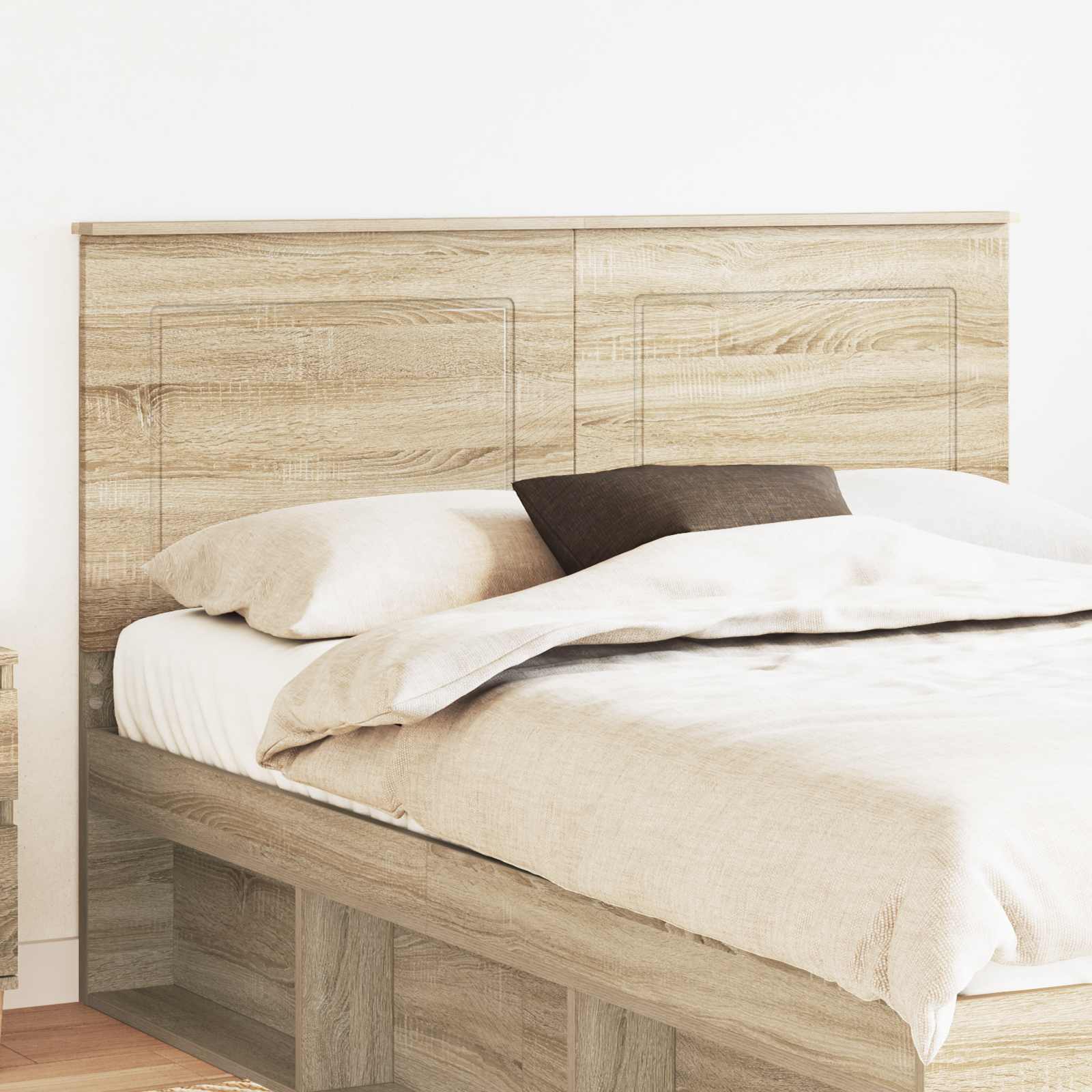 Hoofdbord Sonoma Eiken 100 cm Geconstrueerd hout – afbeelding 1