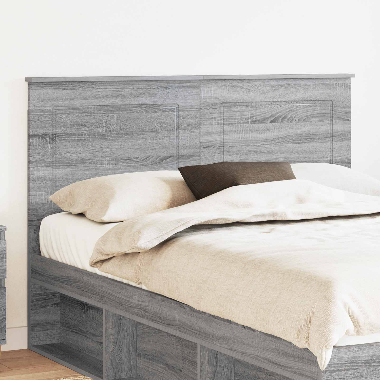 Hoofdbord Grijze Sonoma 100 cm Geconstrueerd hout – afbeelding 1