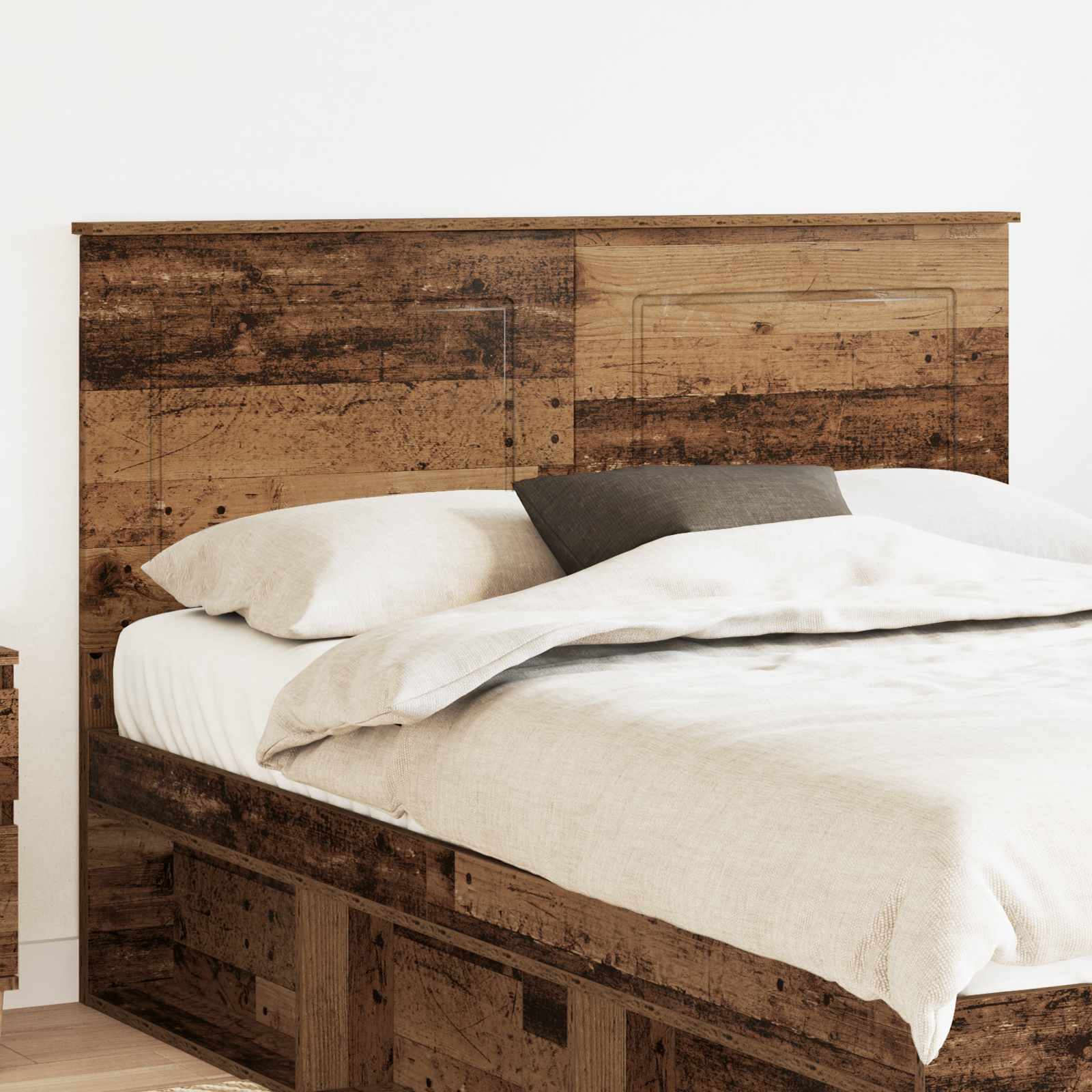 Hoofdbord Oudhout 100 cm Geconstrueerd hout – afbeelding 1