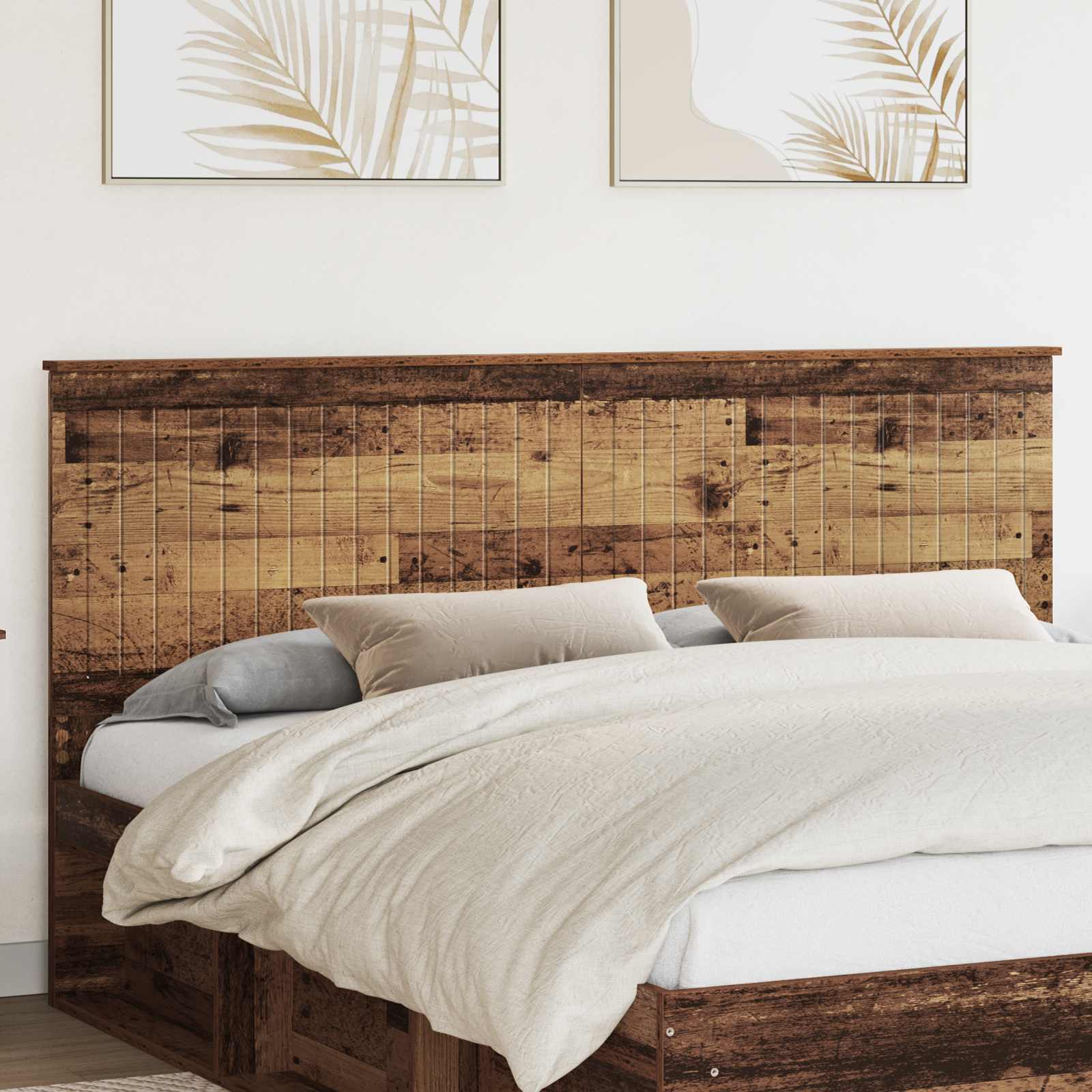 Hoofdbord met hoofdeinde Oud Hout 180 cm Bewerkt hout