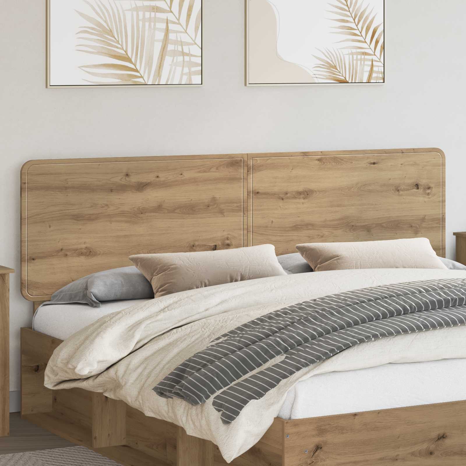Hoofdbord Artisan Eiken Bewerkt hout