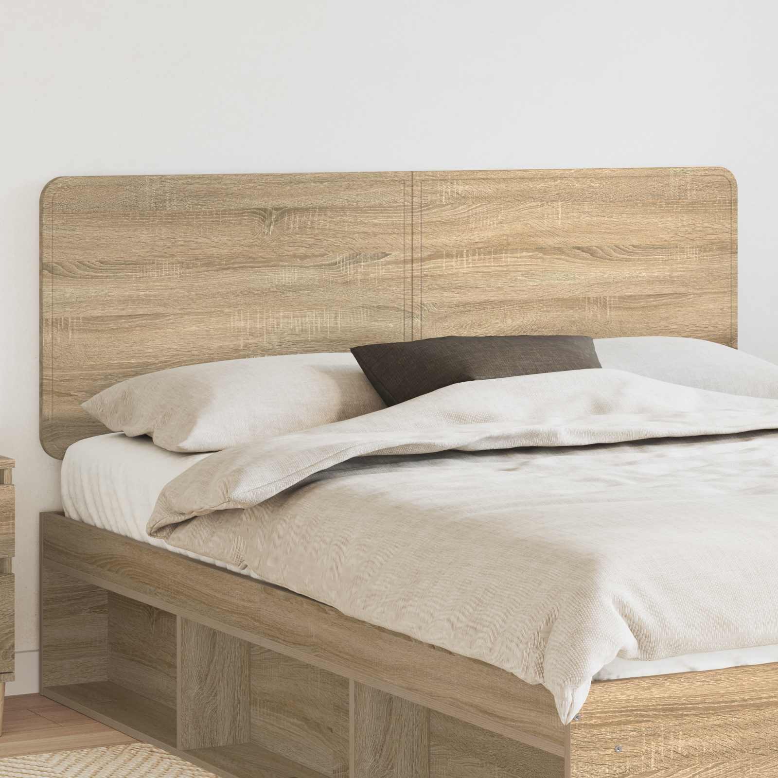 Hoofdbord Sonoma Eiken Bewerkt hout – afbeelding 1