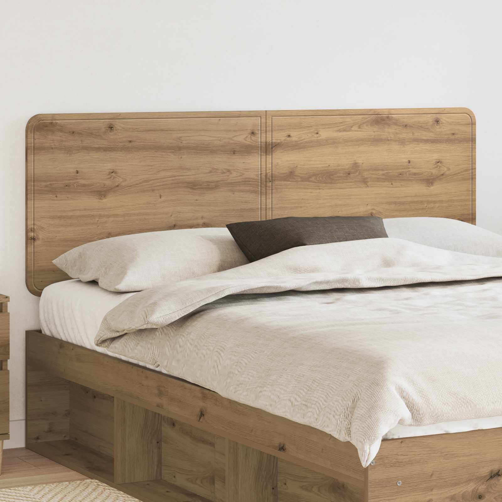 Hoofdbord Artisan Eiken Bewerkt hout – afbeelding 1
