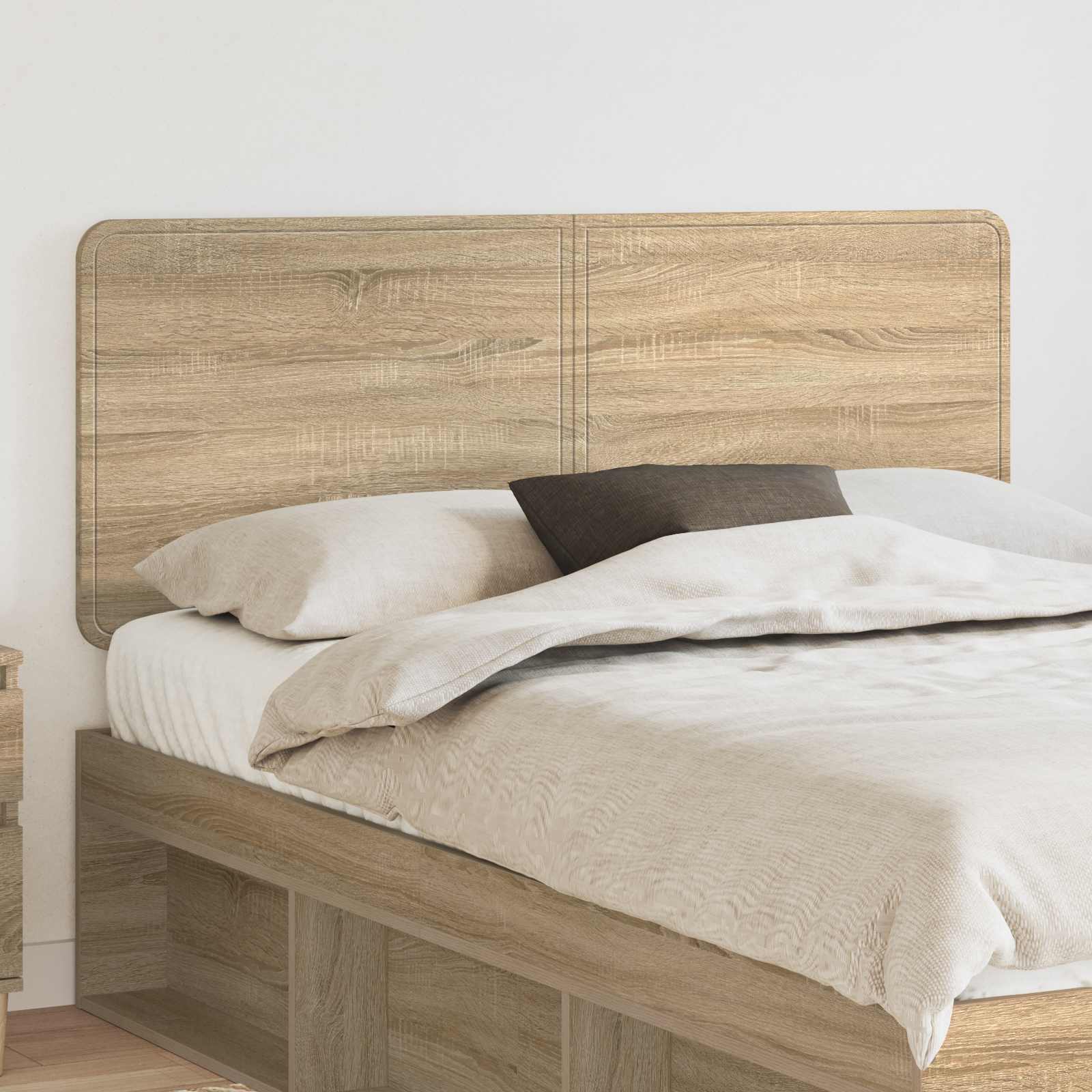 Hoofdbord Sonoma Eiken Bewerkt hout – afbeelding 1