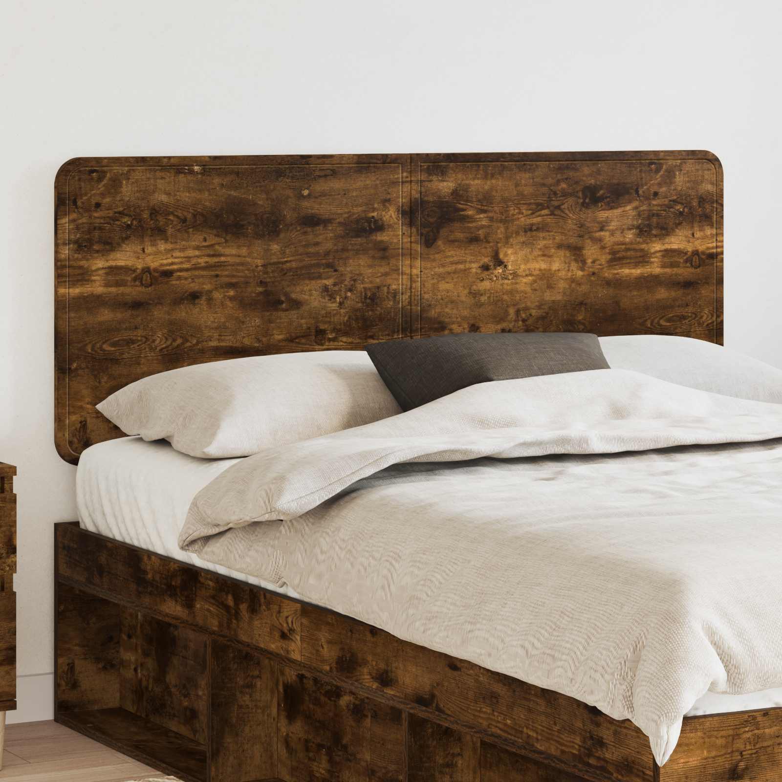 Hoofdbord Gerookt eiken Bewerkt hout
