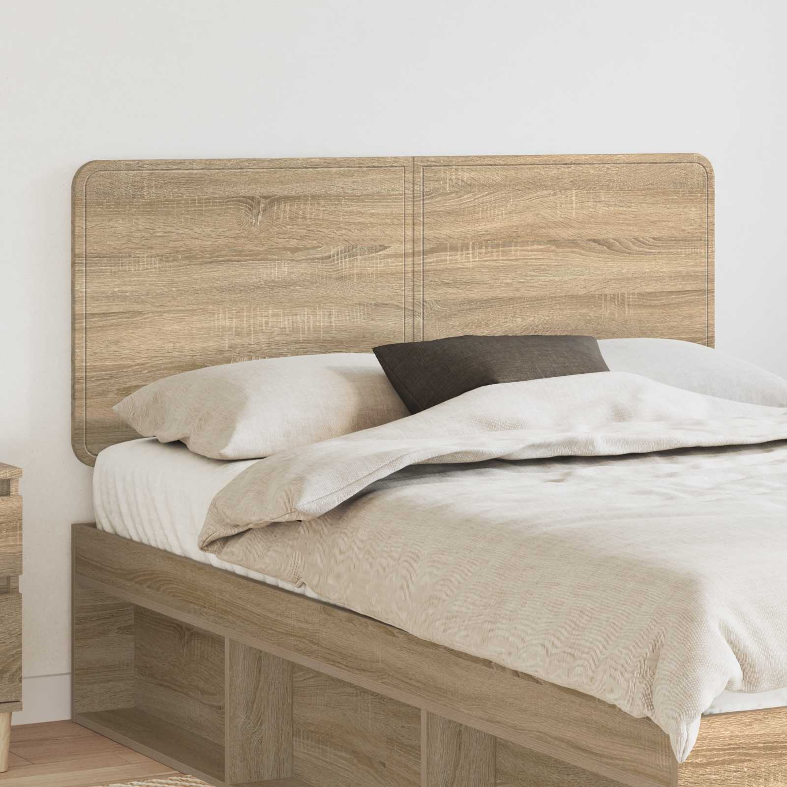 Hoofdbord Sonoma Eiken Bewerkt hout