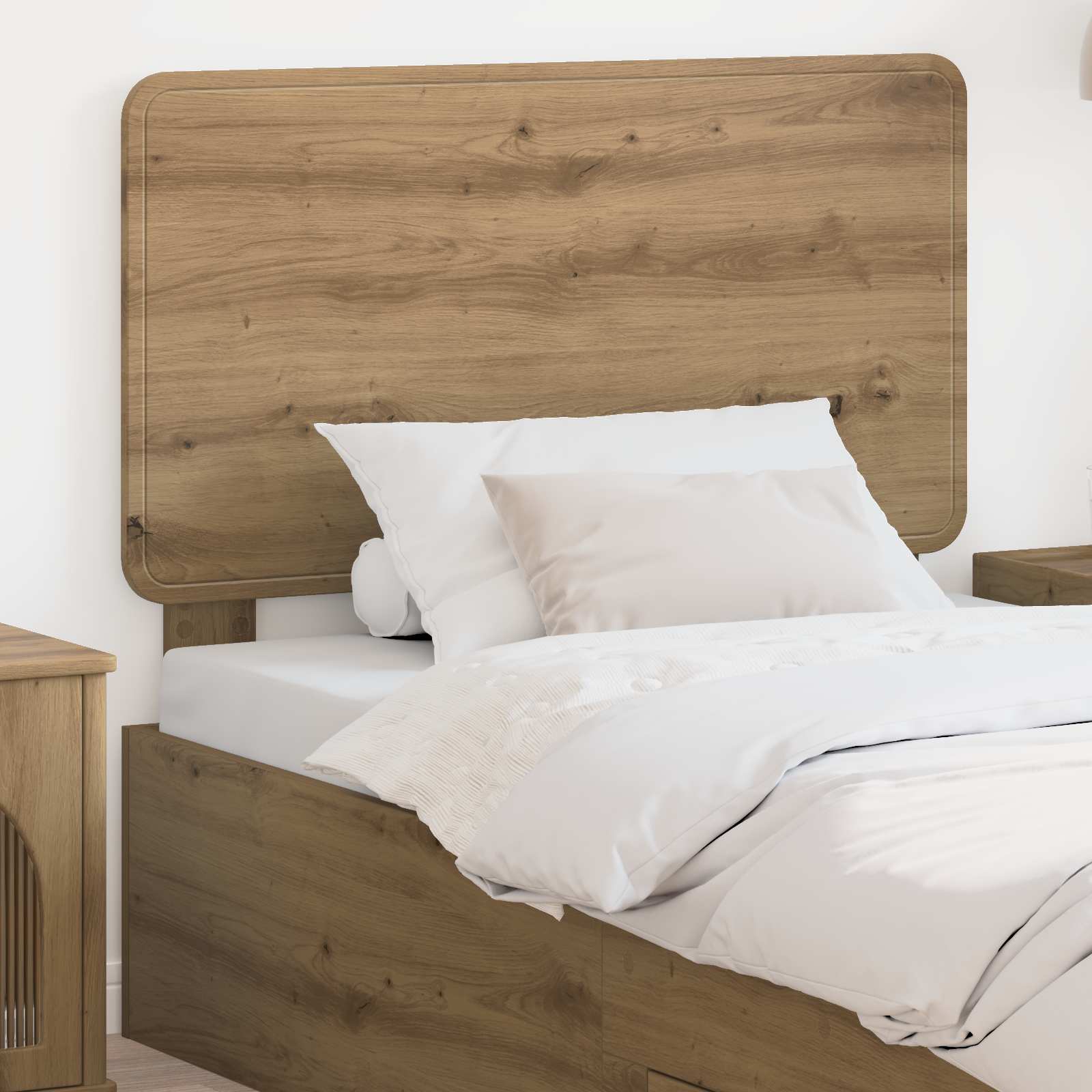 Hoofdbord Artisan Eiken Bewerkt hout – afbeelding 1