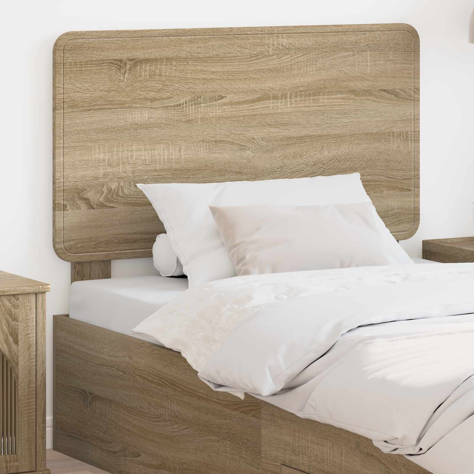 Hoofdbord Sonoma Eiken Bewerkt hout – afbeelding 1