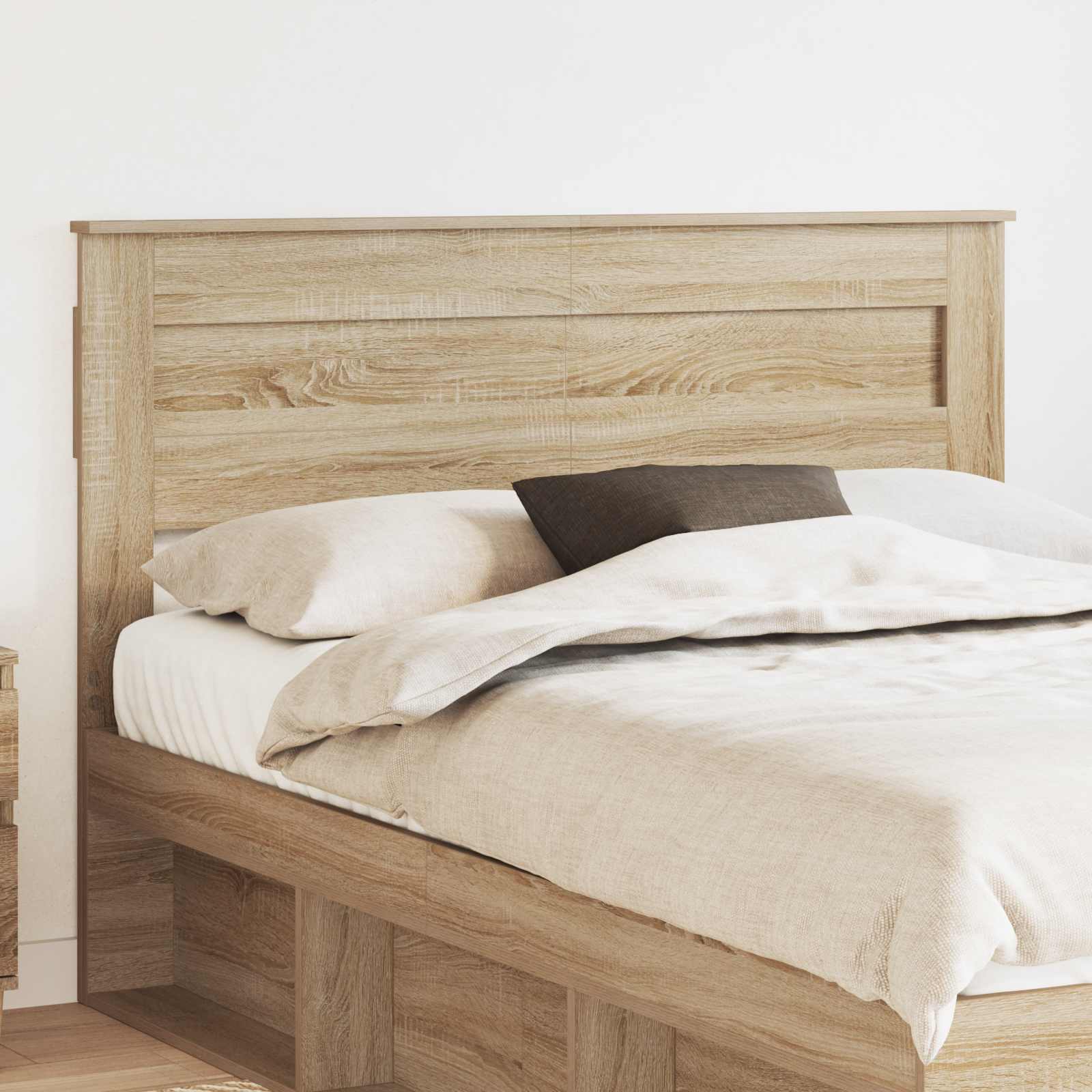 Hoofdbord Sonoma Eiken Bewerkt hout – afbeelding 1