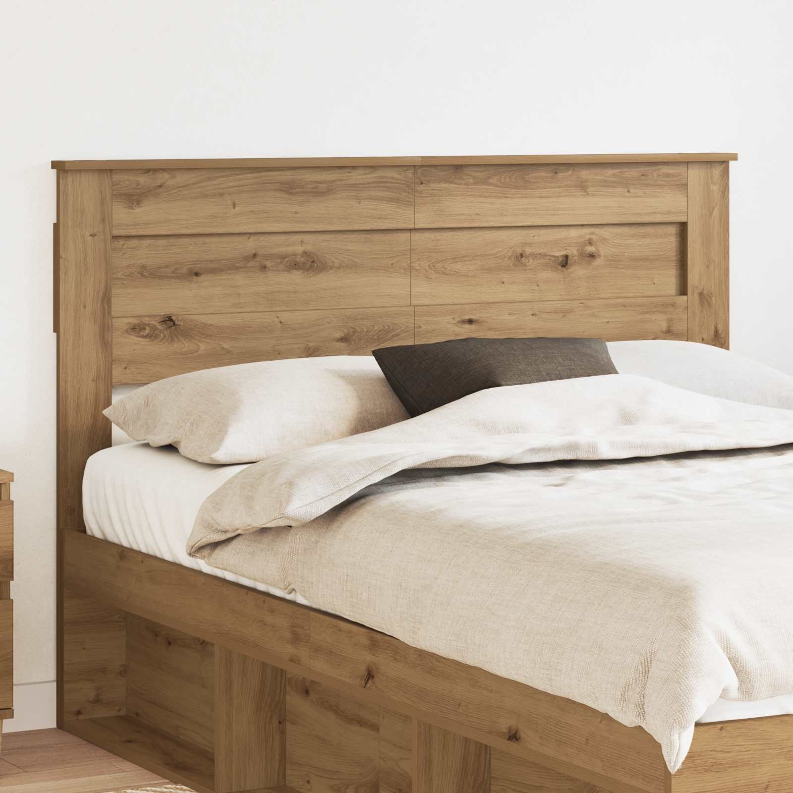 Hoofdbord Artisan Eiken Bewerkt hout – afbeelding 1