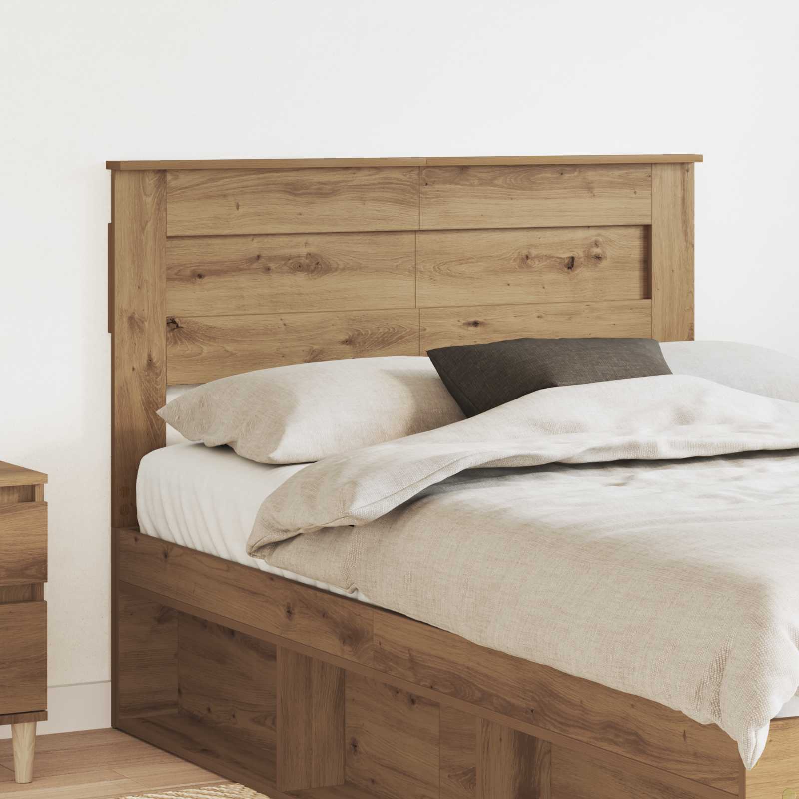 Hoofdbord Artisan Eiken Bewerkt hout – afbeelding 1