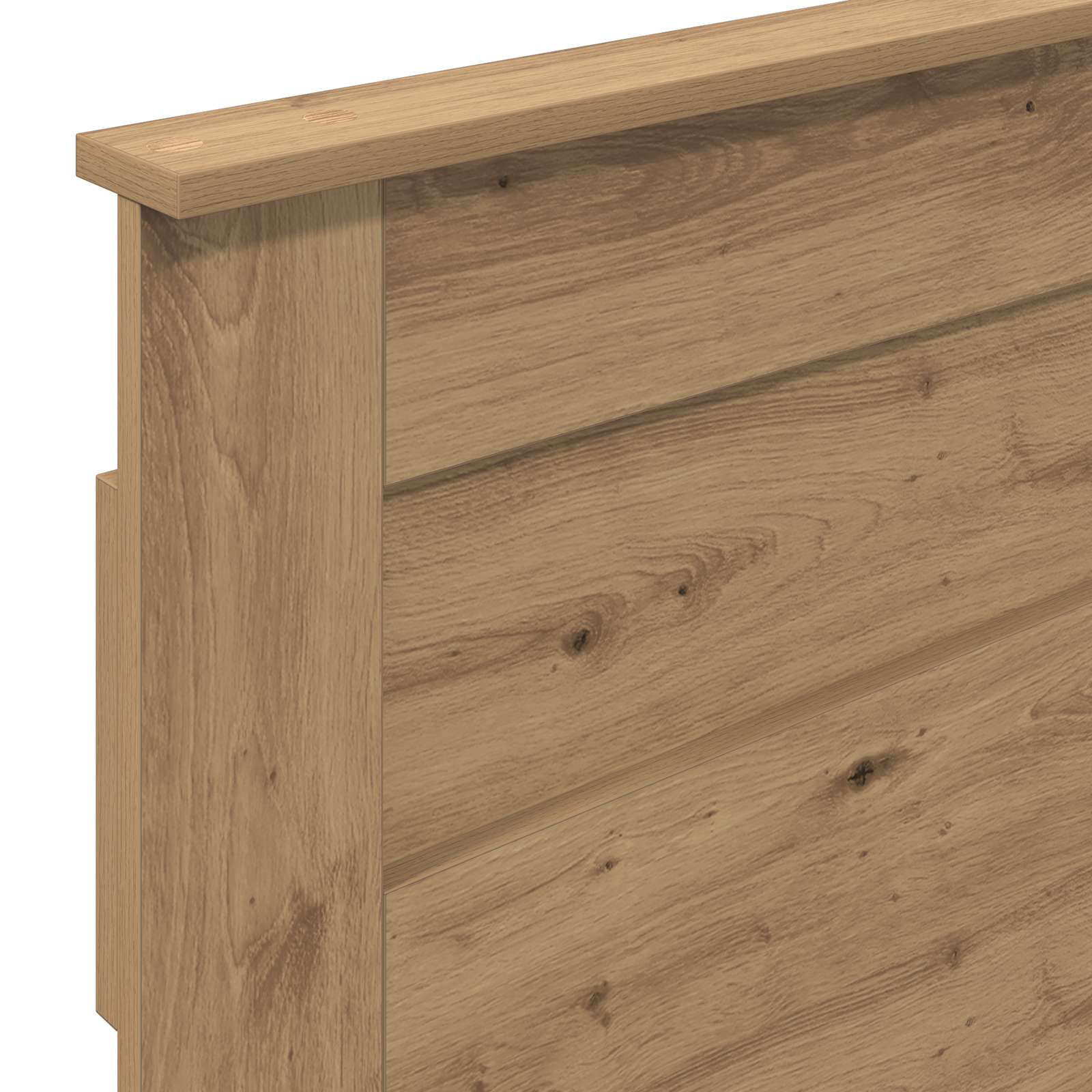 Hoofdbord Artisan Eiken Bewerkt hout – afbeelding 7