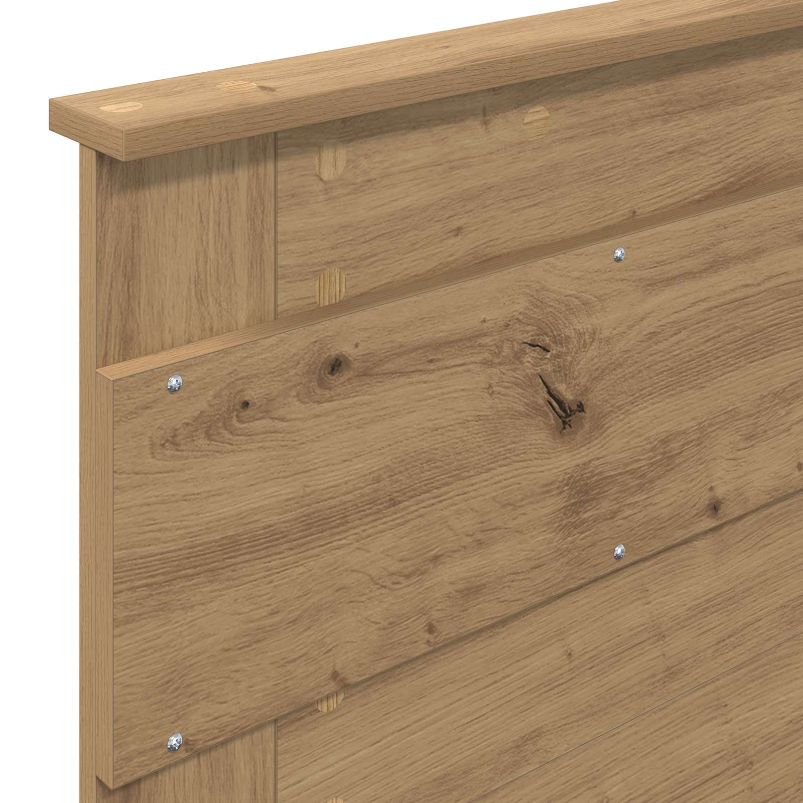 Hoofdbord Artisan Eiken Bewerkt hout – afbeelding 8