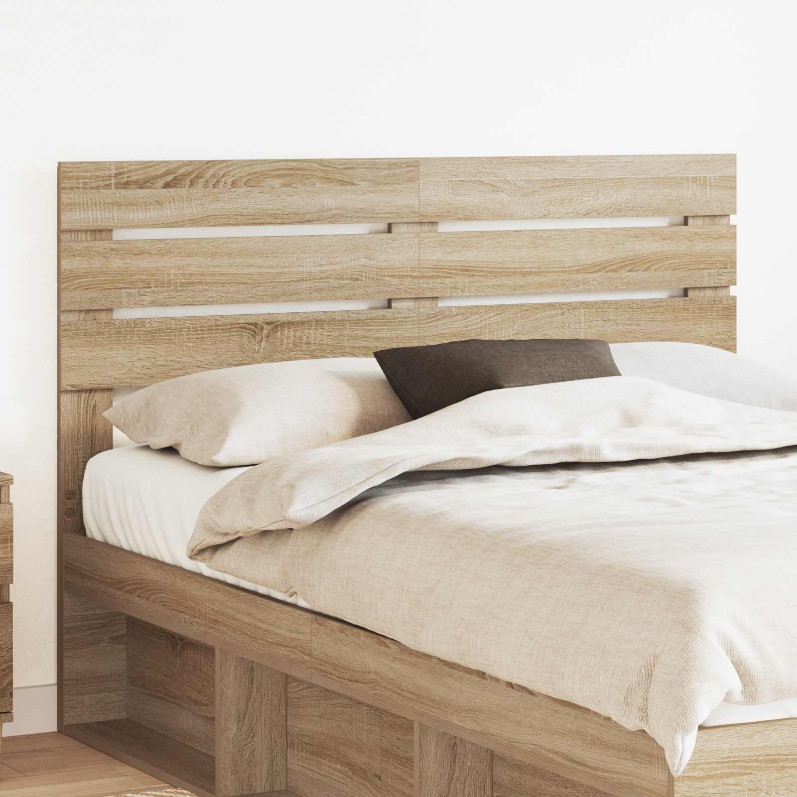 Hoofdbord Sonoma Eiken Bewerkt hout – afbeelding 1