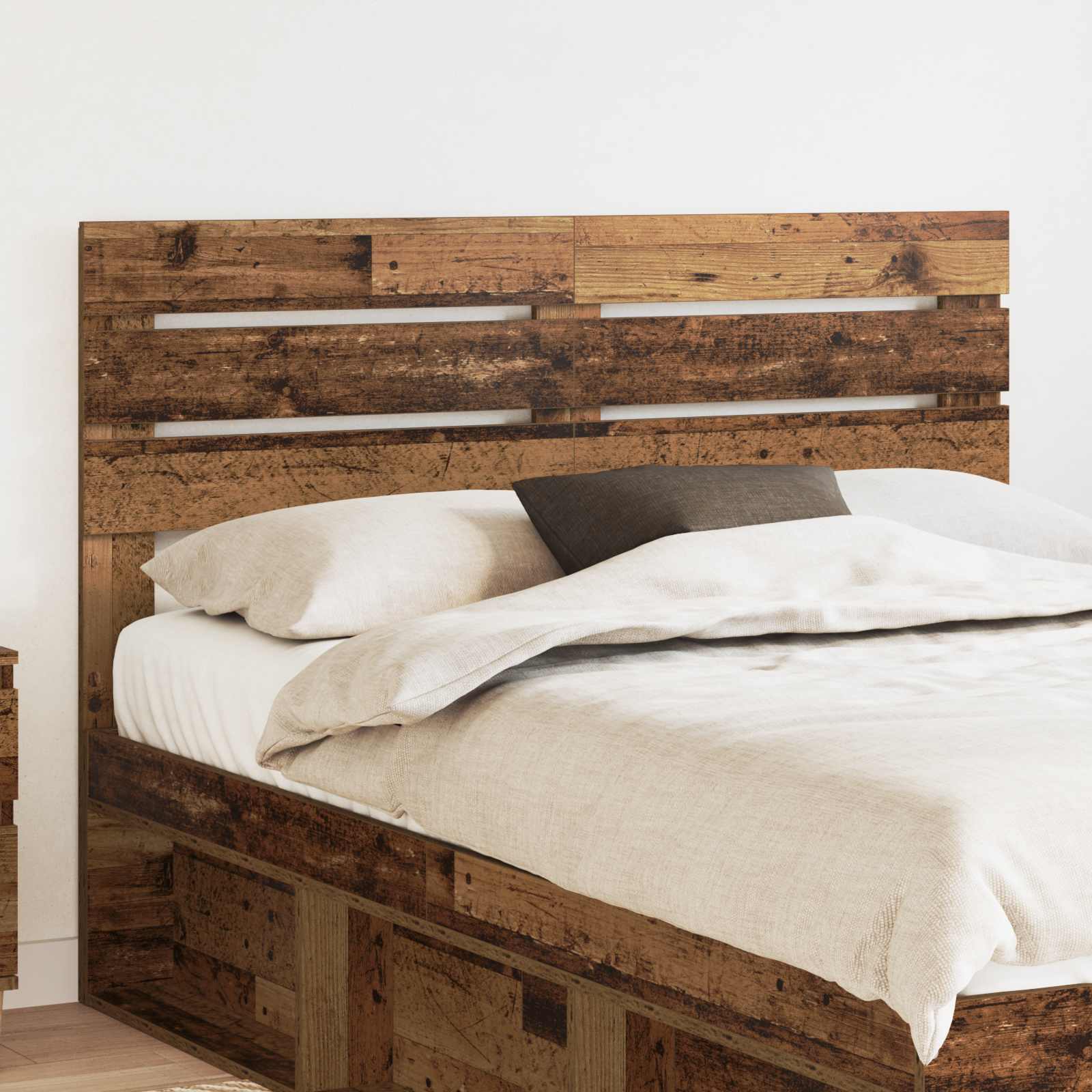 Hoofdbord Oud Hout Bewerkt hout – afbeelding 1