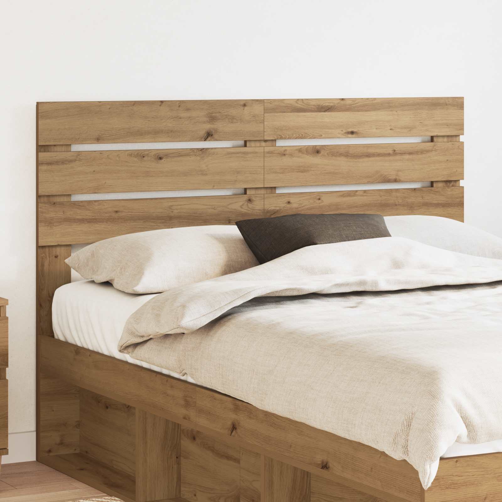 Hoofdbord Artisan Eiken Bewerkt hout – afbeelding 1