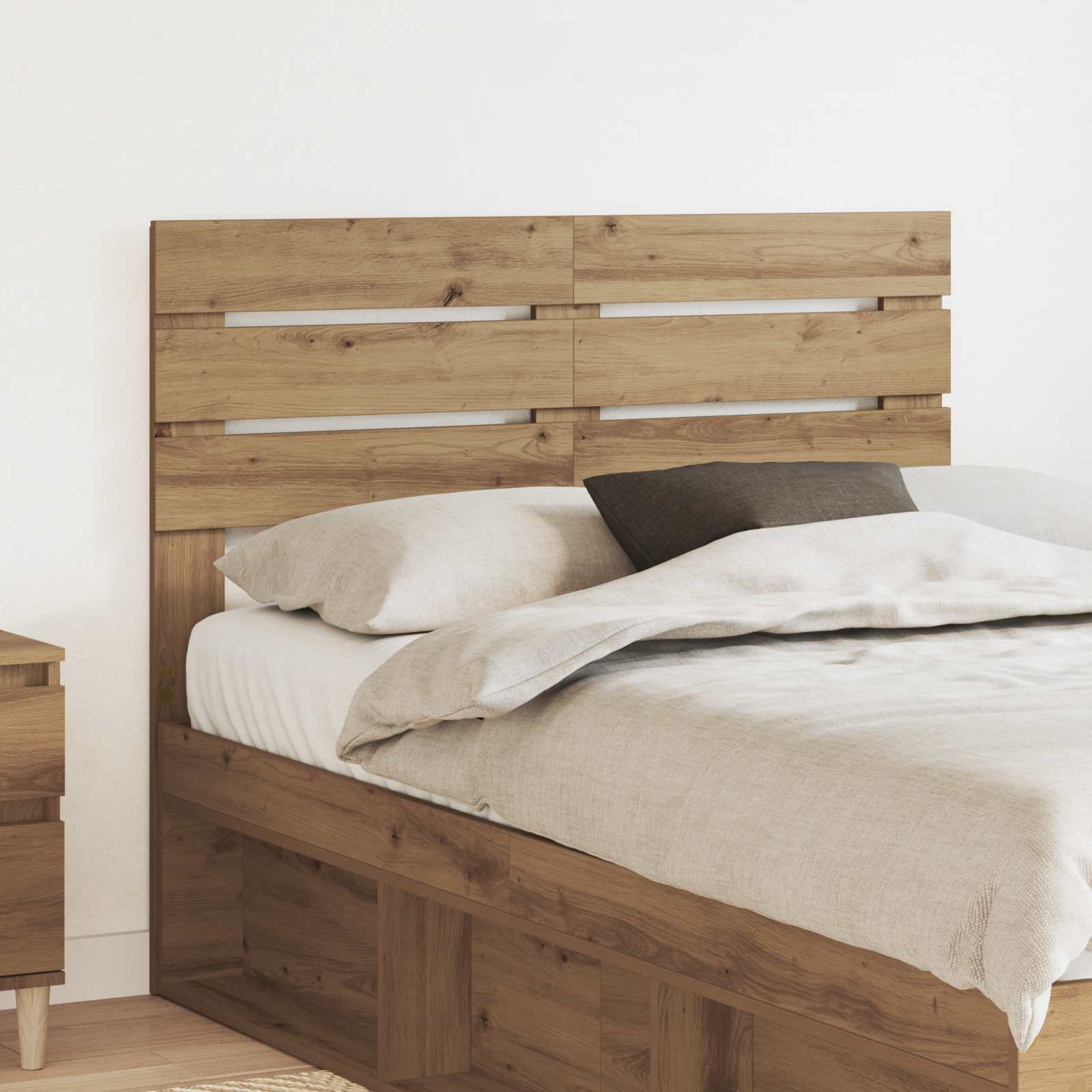 Hoofdbord Artisan Eiken Bewerkt hout – afbeelding 1