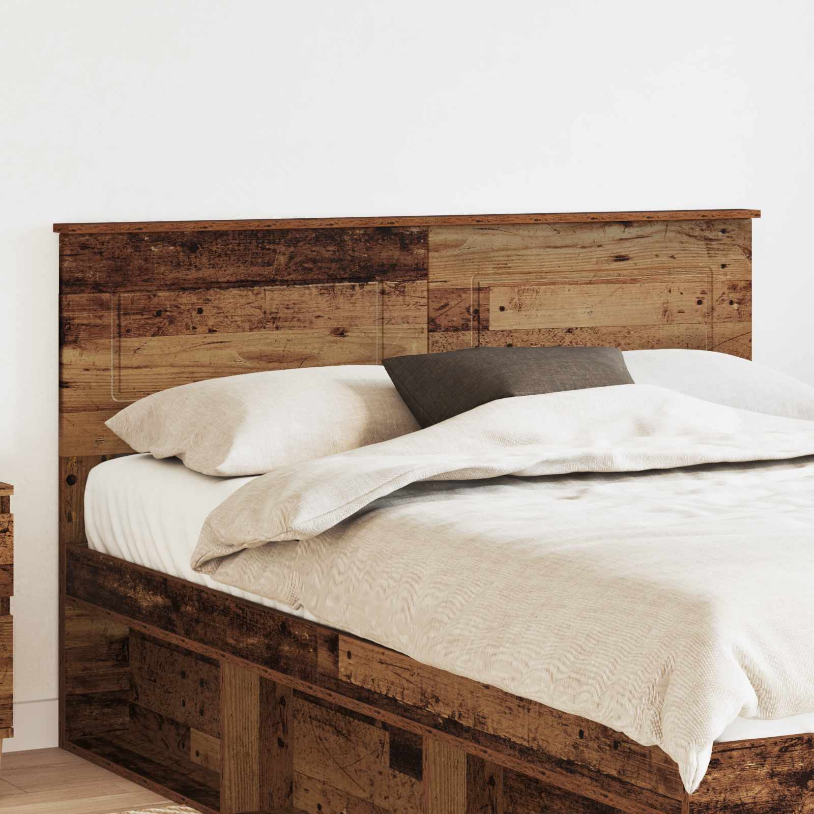 Hoofdbord Oud Hout Bewerkt hout