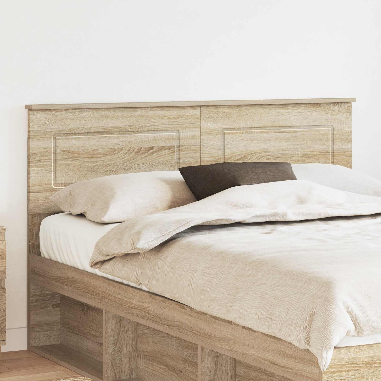 Hoofdbord Sonoma Eiken Bewerkt hout – afbeelding 1