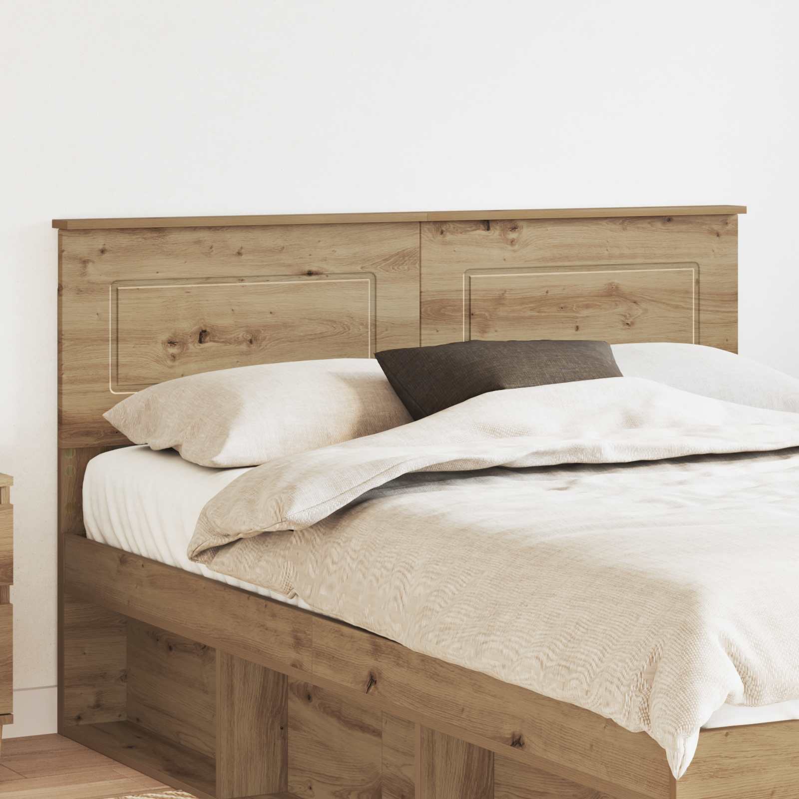 Hoofdbord Artisan Eiken Bewerkt hout – afbeelding 1
