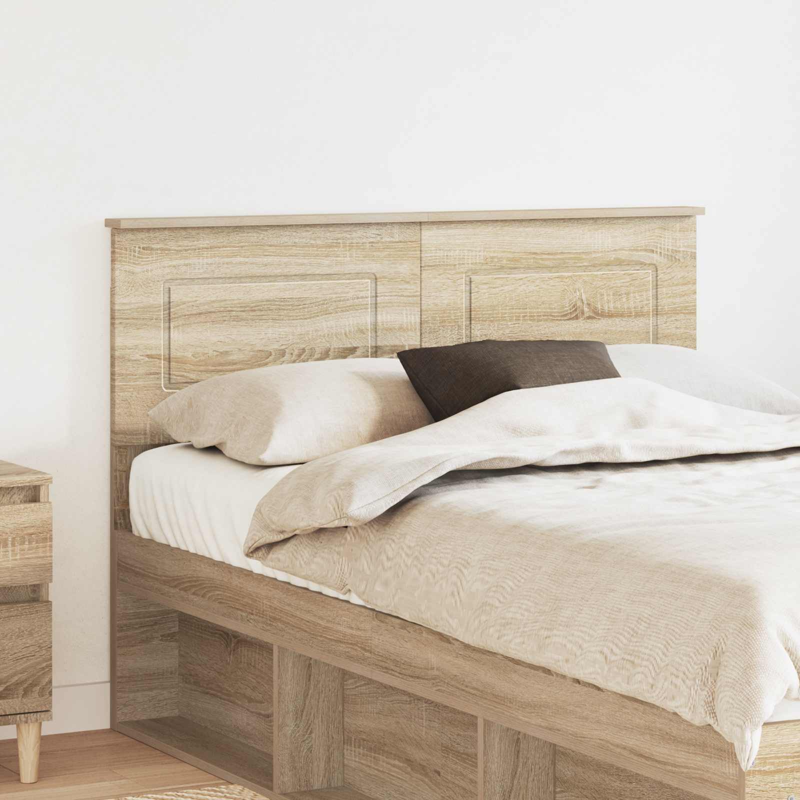 Hoofdbord Sonoma Eiken Bewerkt hout – afbeelding 1