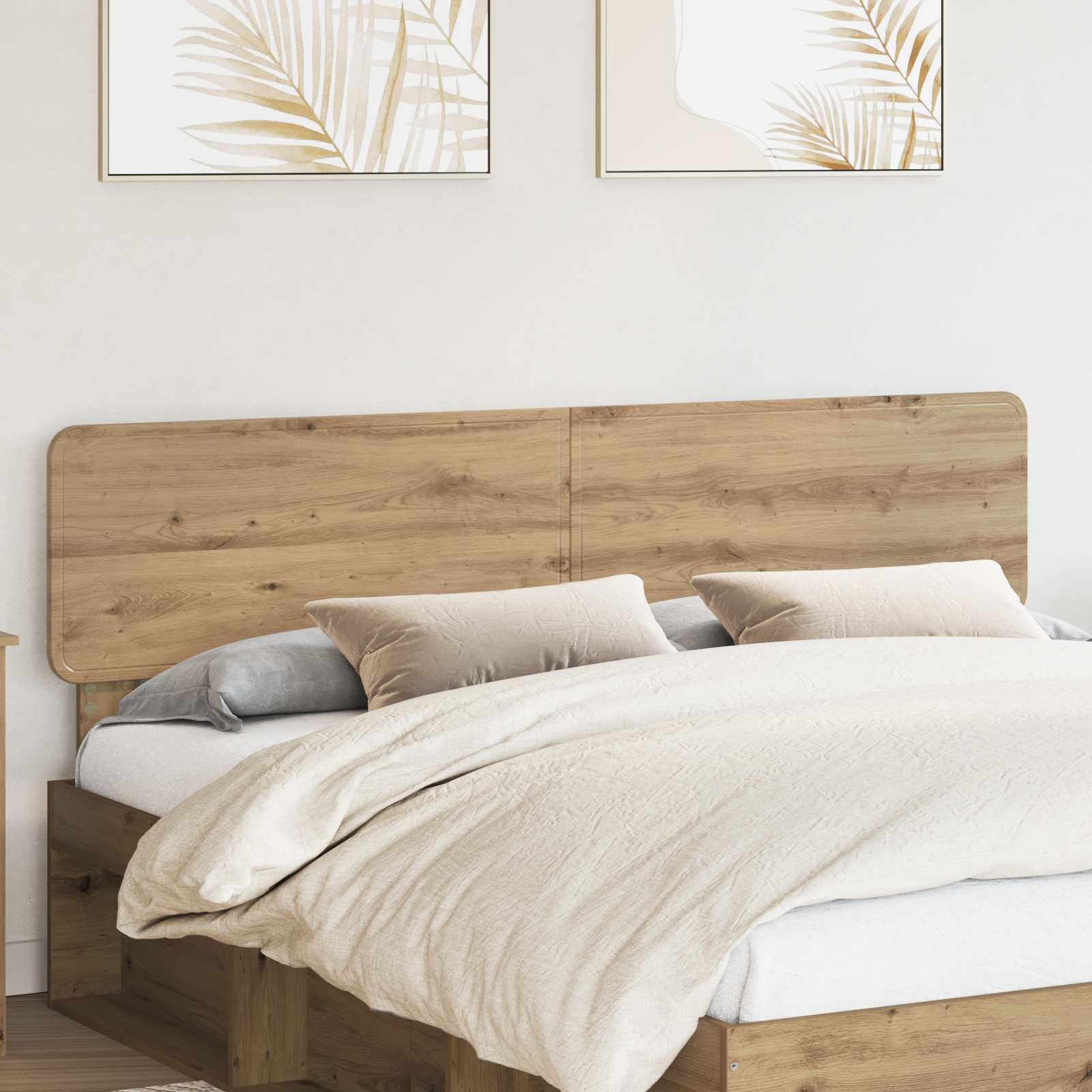 Hoofdbord Artisan Eiken Bewerkt hout – afbeelding 1