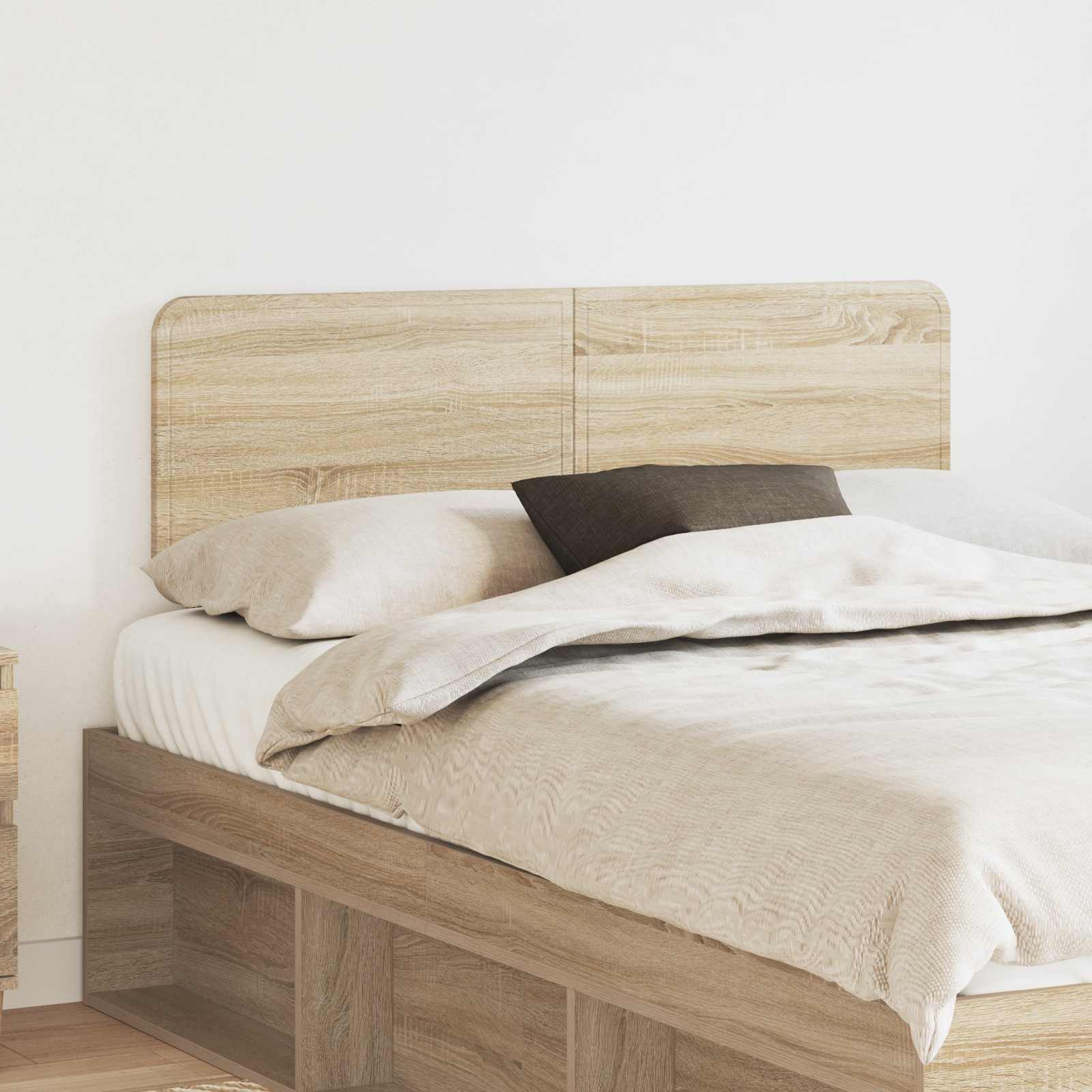 Hoofdbord Sonoma Eiken Bewerkt hout – afbeelding 1