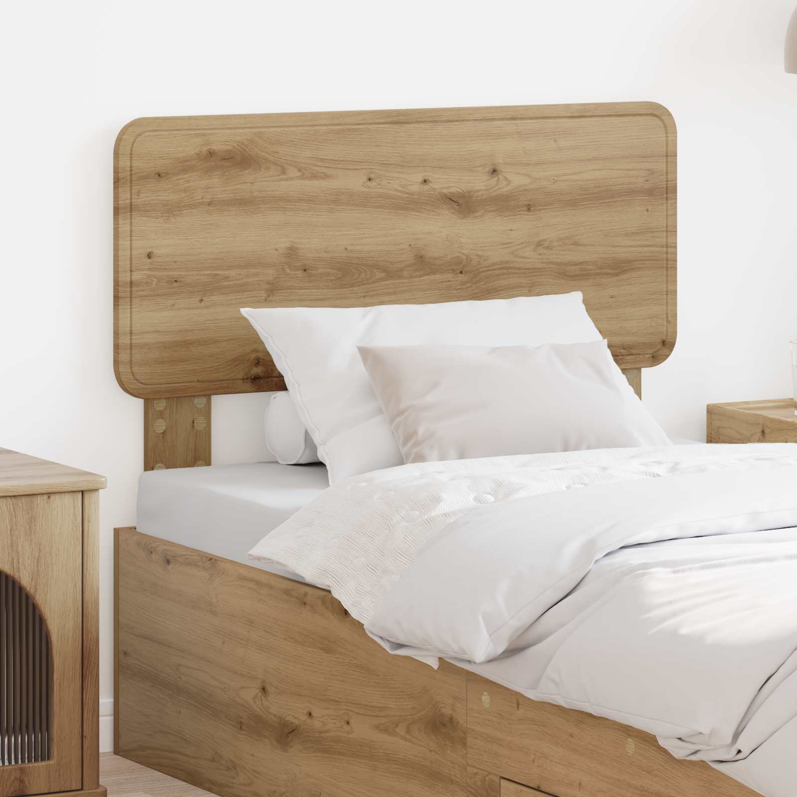 Hoofdbord Artisan Eiken Bewerkt hout – afbeelding 1