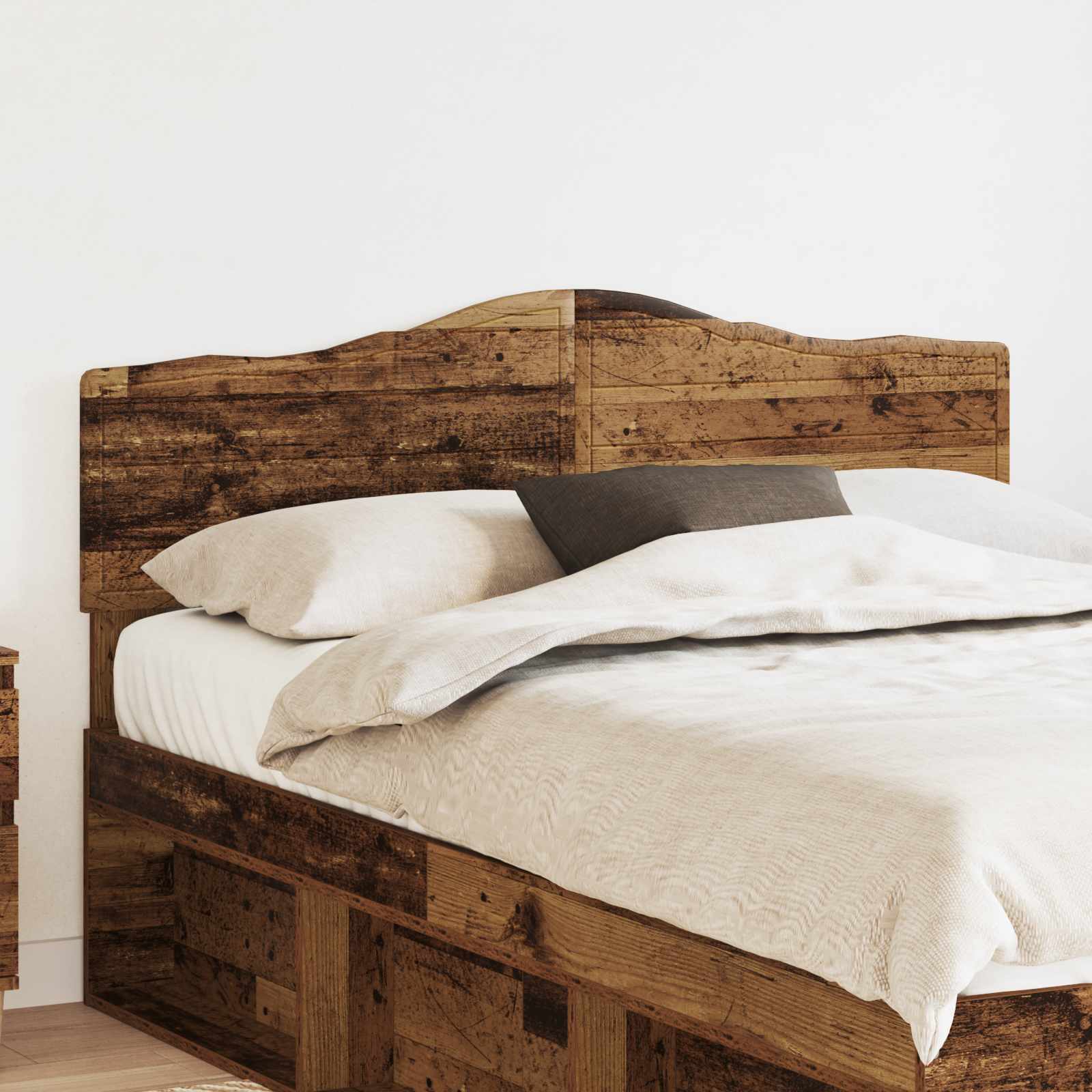 Hoofdbord Oud Hout Bewerkt hout – afbeelding 1