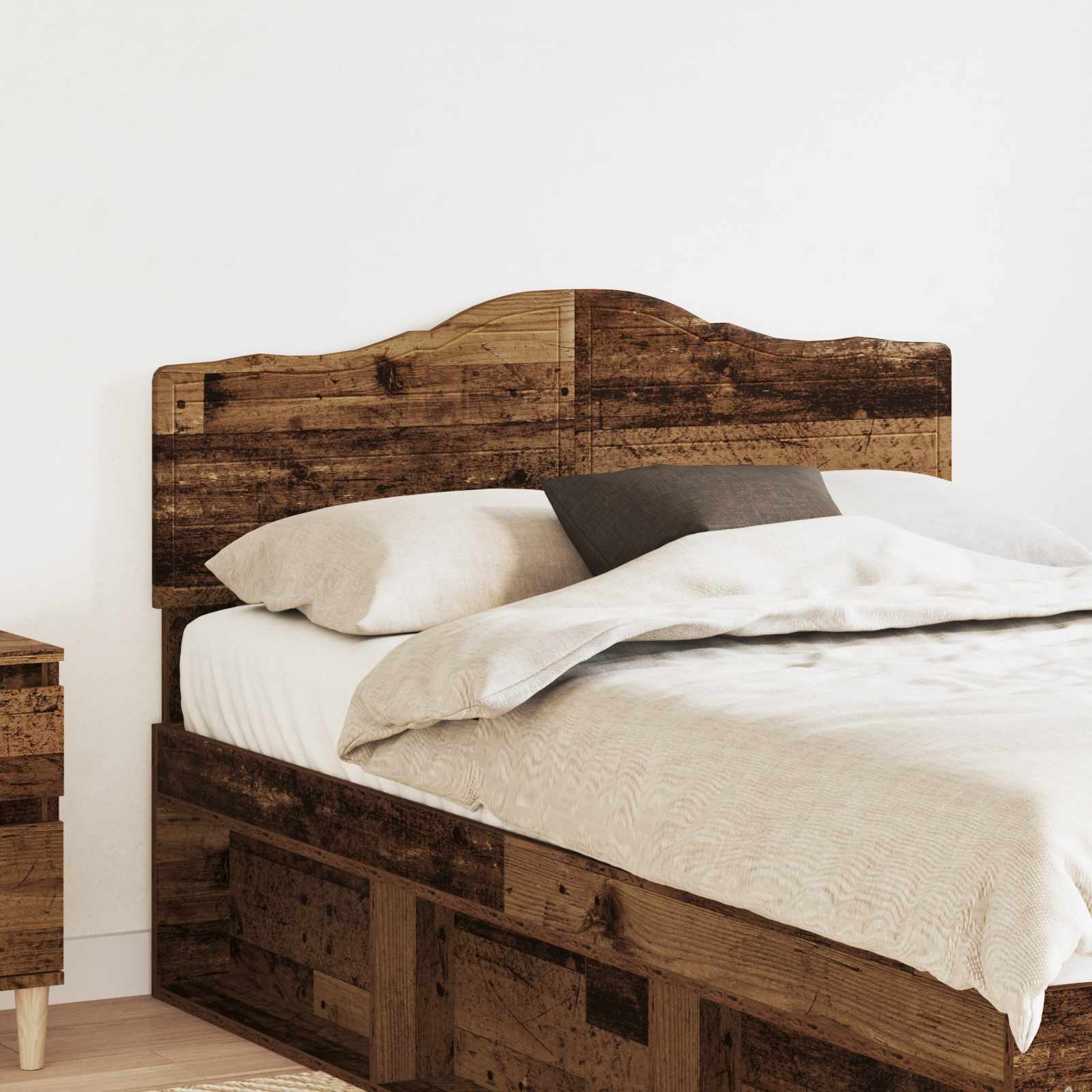Hoofdbord Oud Hout Bewerkt hout – afbeelding 1