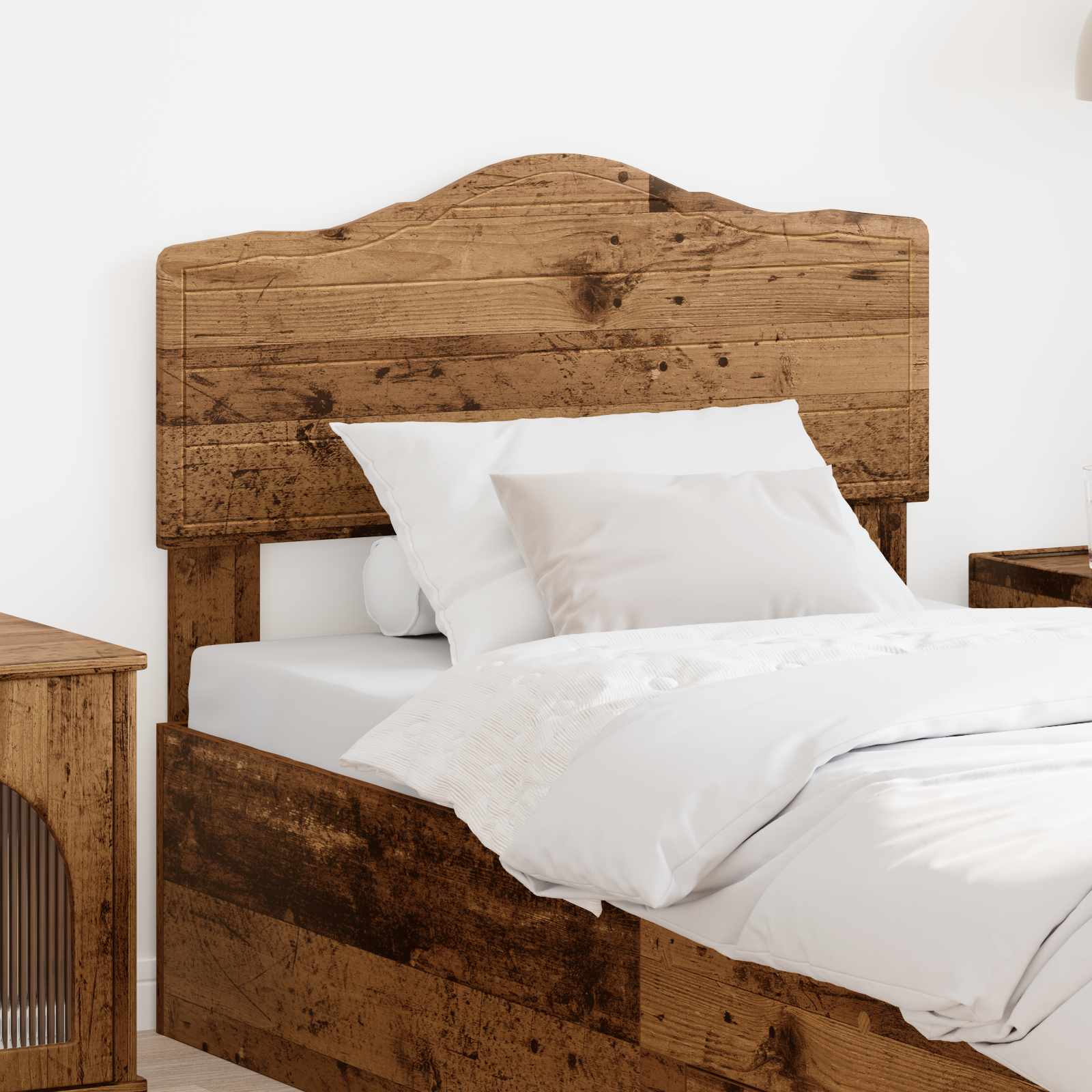 Hoofdbord Oud Hout Bewerkt hout