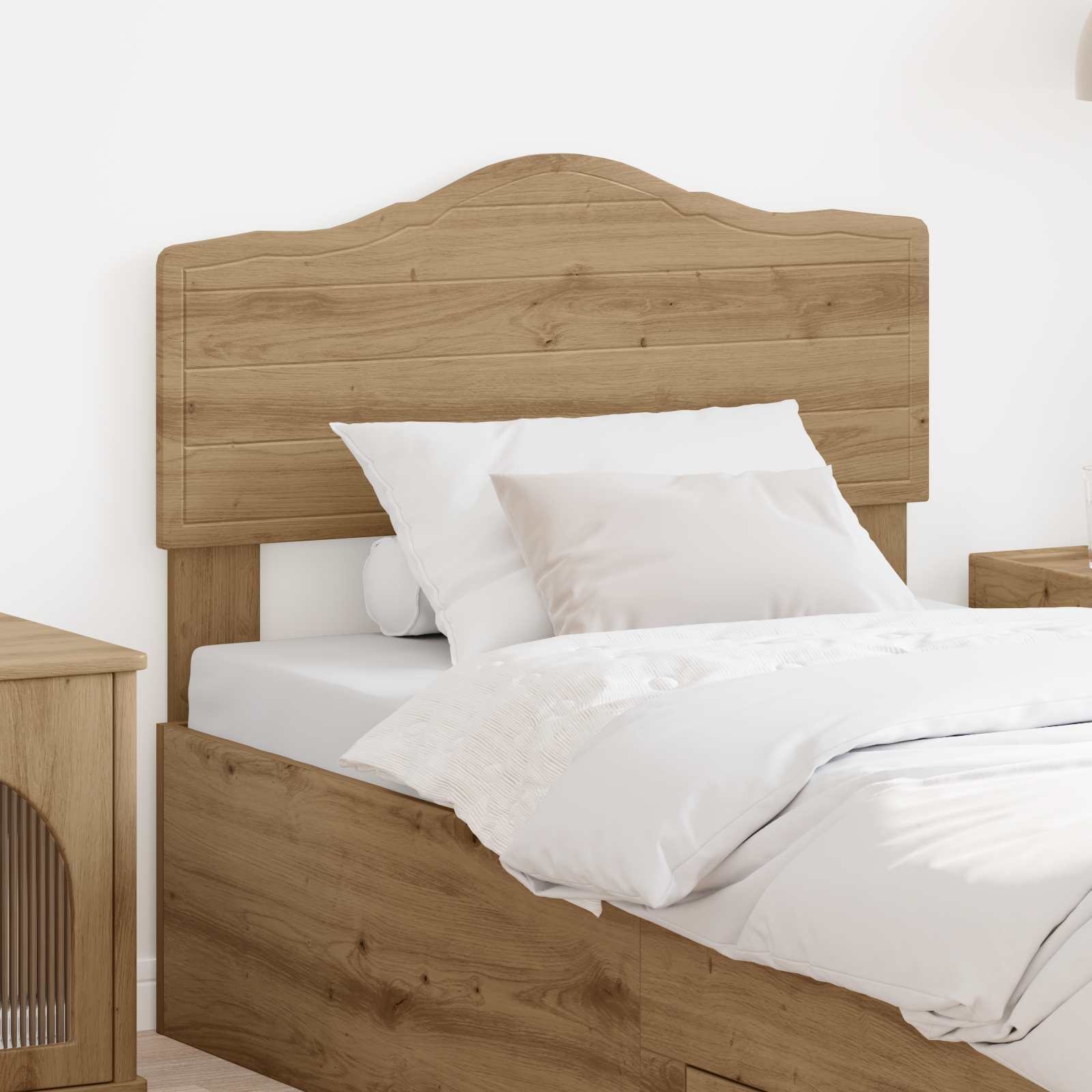 Hoofdbord Artisan Eiken Bewerkt hout – afbeelding 1
