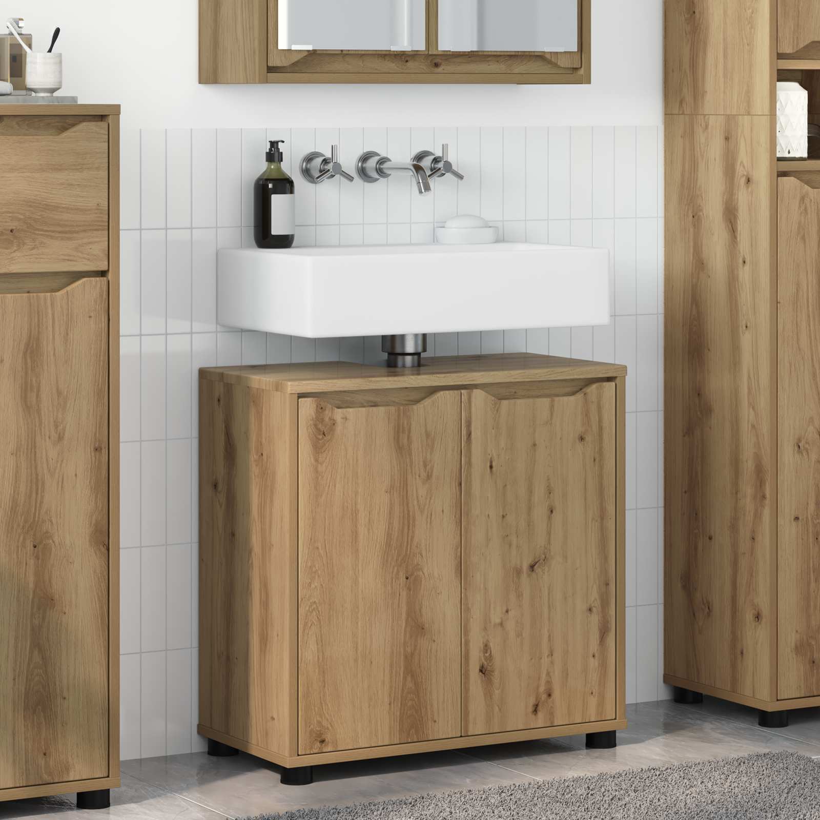 Badkamer wastafelkast Artisan Eiken 60 x 30 x 60 cm