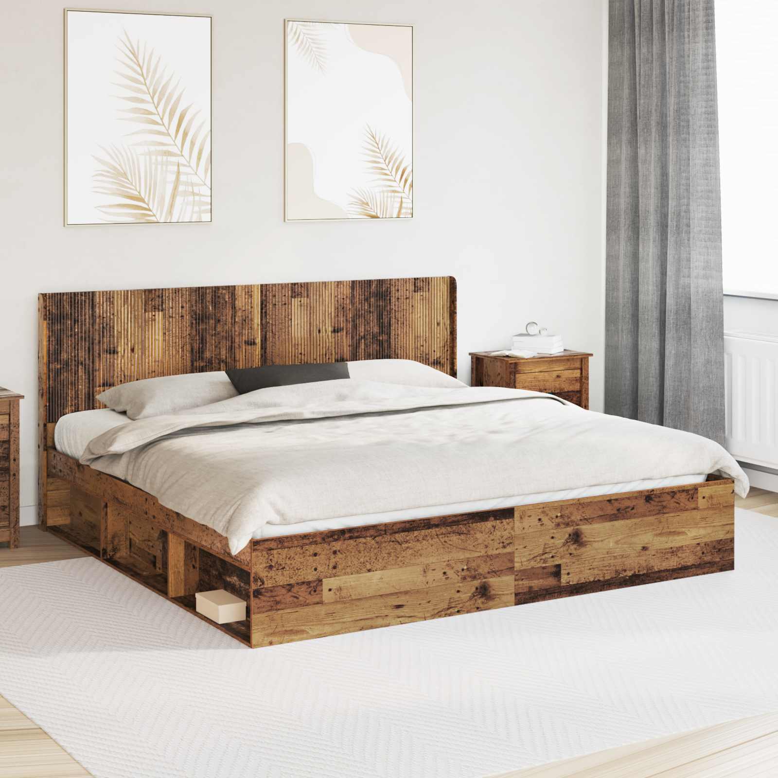 Hoofdbord Oud hout PB – afbeelding 1