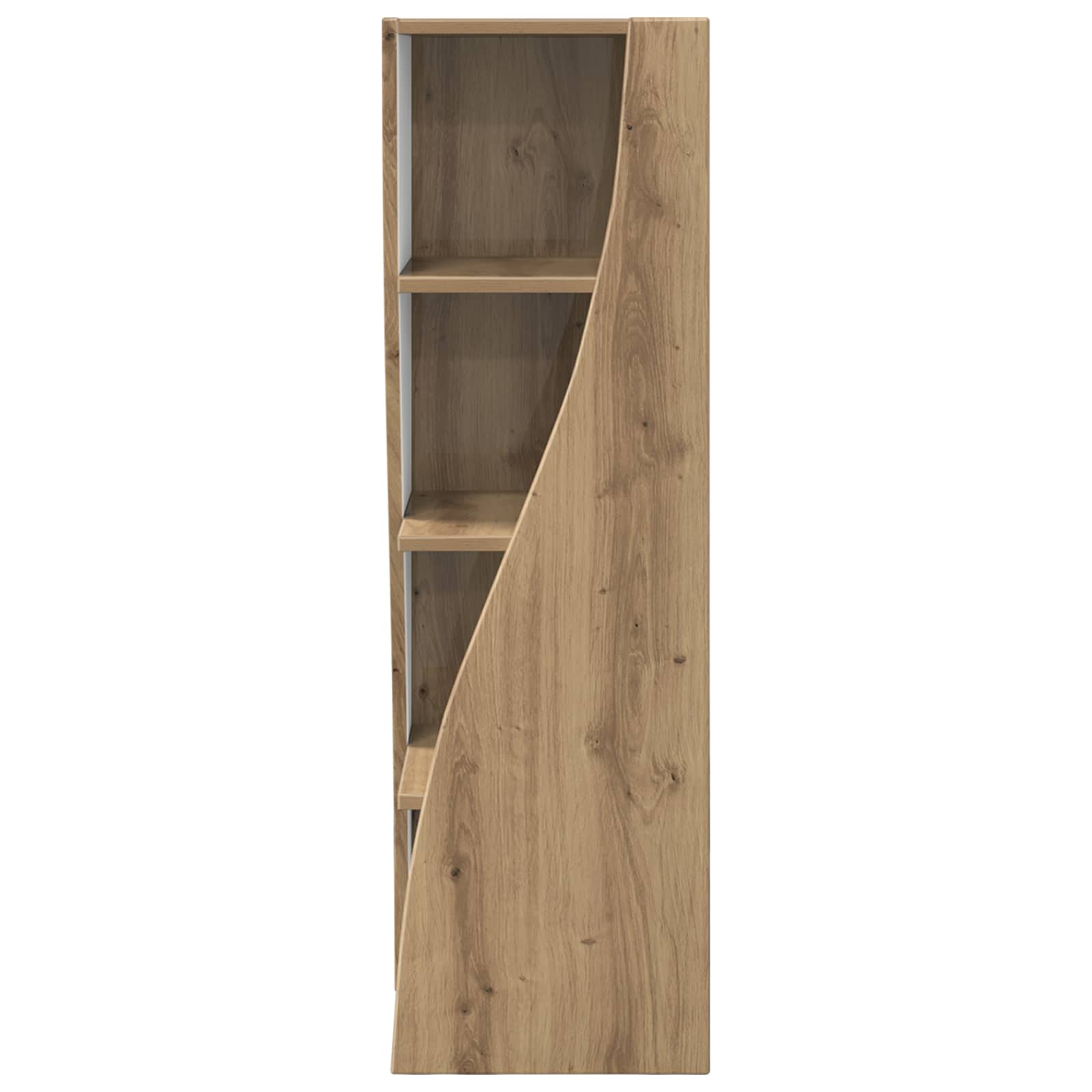 Hoekkast Artisan Eiken 32x32x102cm Bewerkt hout – afbeelding 6