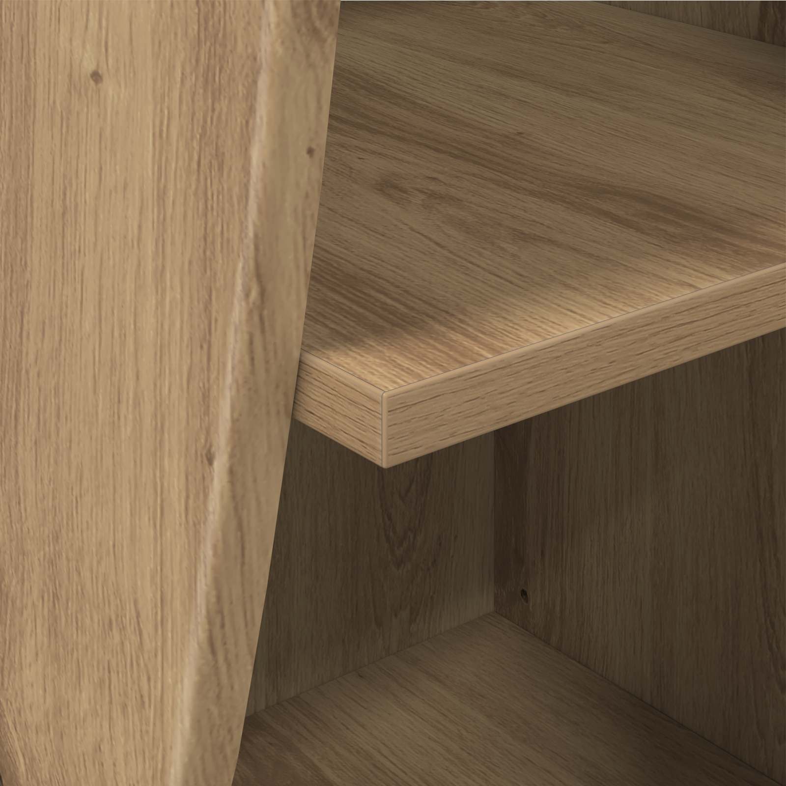 Hoekkast Artisan Eiken 32x32x102cm Bewerkt hout – afbeelding 8