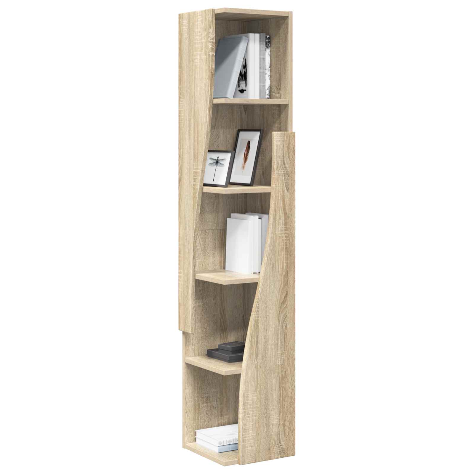 Hoekkast Sonoma Eiken 27,5x27x140cm Bewerkt hout – afbeelding 3