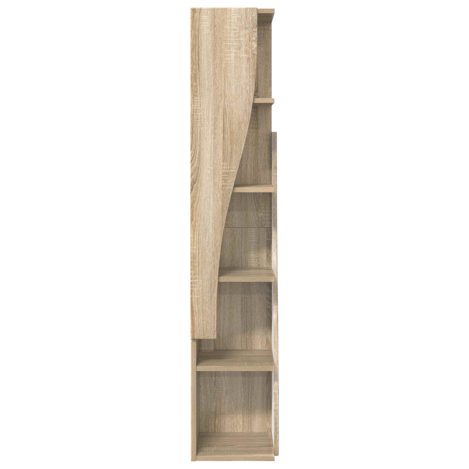 Hoekkast Sonoma Eiken 27,5x27x140cm Bewerkt hout – afbeelding 5